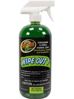 Zoo Med WIPEOUT 1 TERRARIUM&CAGE DISINFECTANT 32OZ