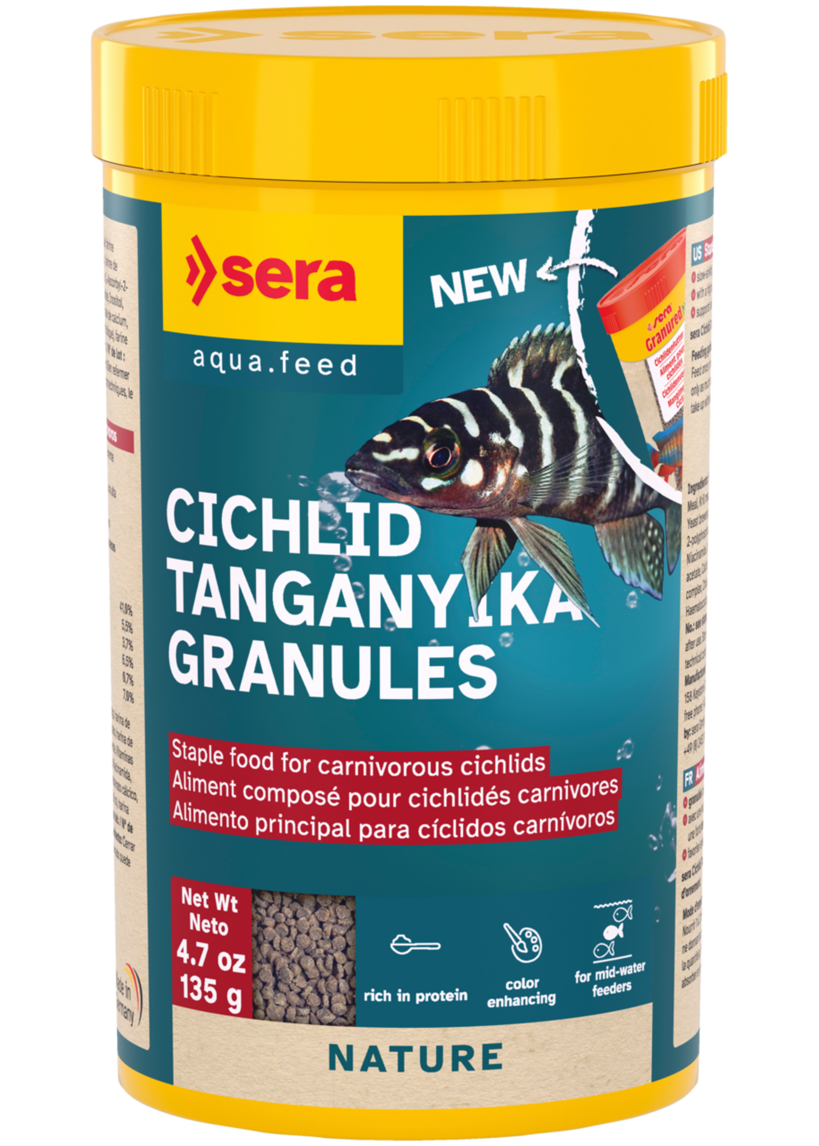 Sera CICHLID TANGANYIKA GRANULES 4.7 OZ
