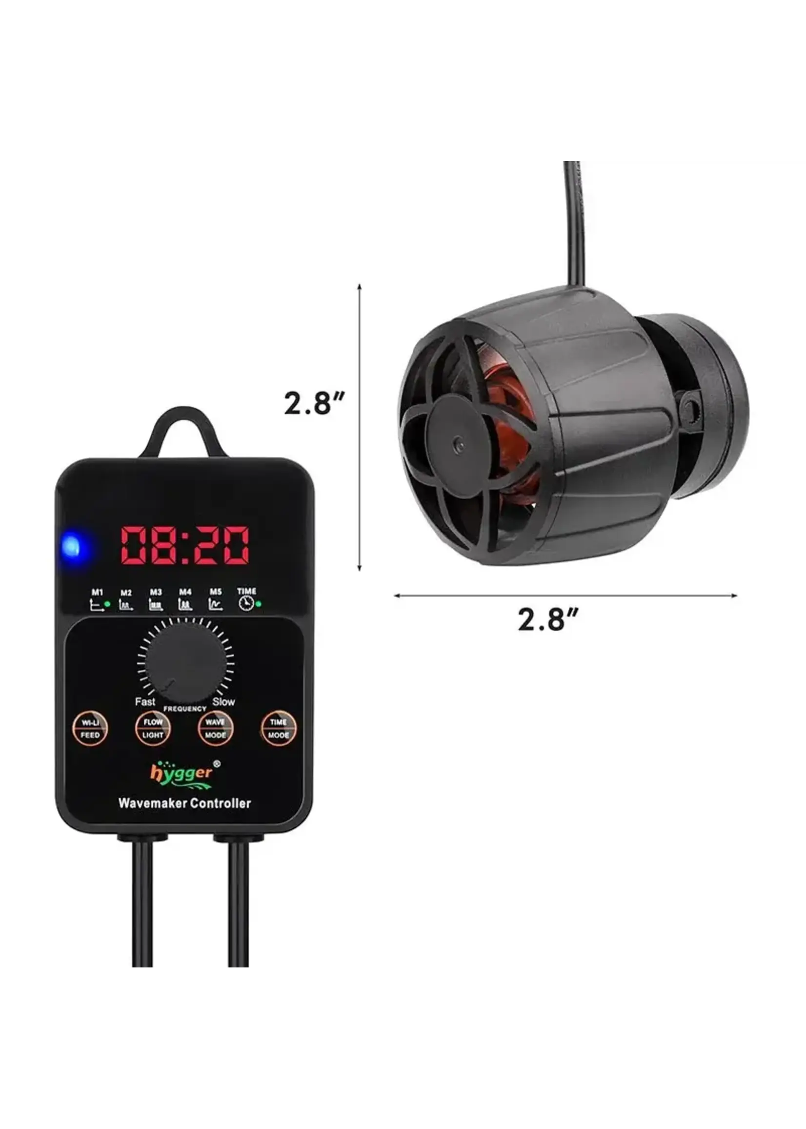 Hygger 24/7 CUSTOM MODE DC WAVE MAKER 1500 GPH