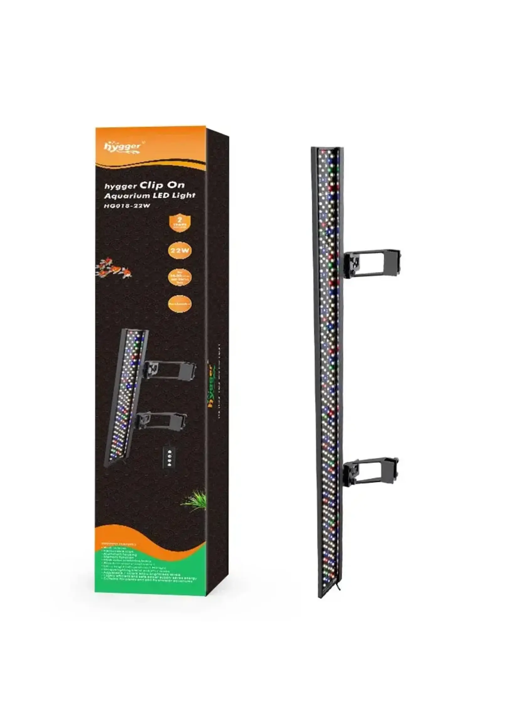 Hygger LED LIGHT FULL SPECTRUM CLIP ON 25-31" 22W