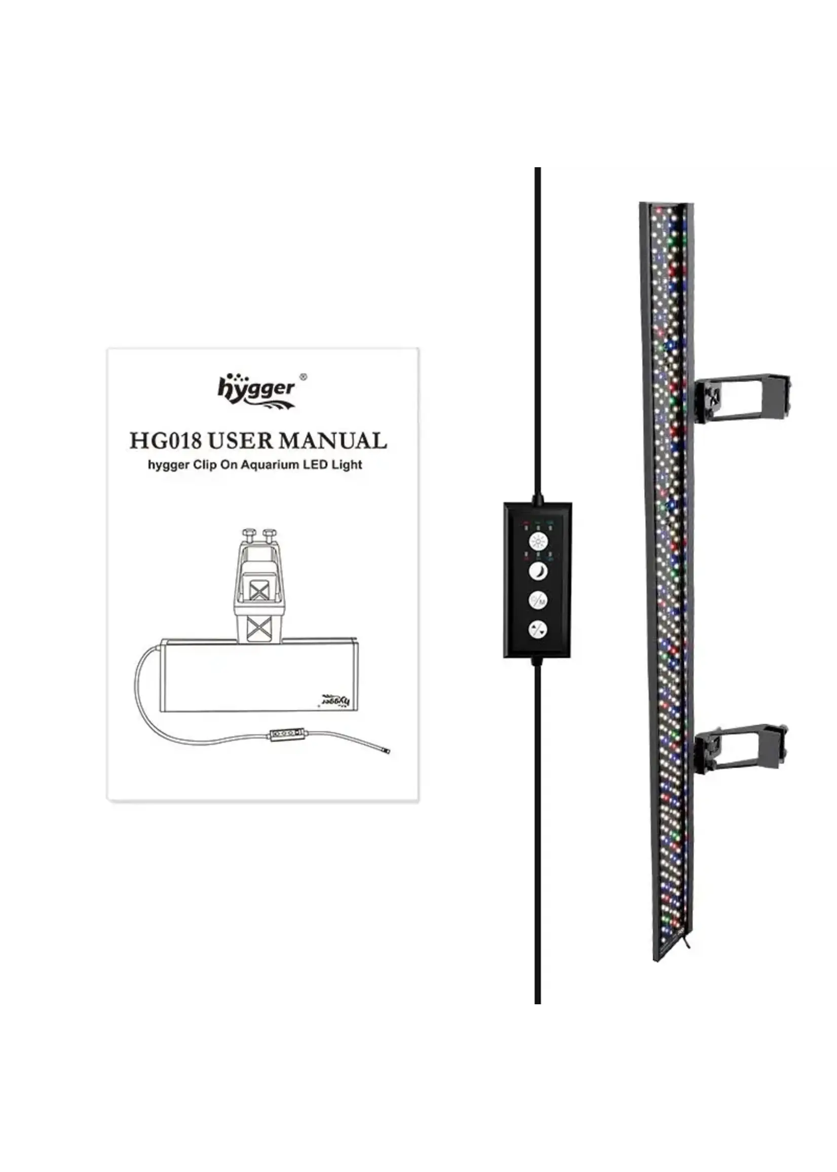 Hygger LED LIGHT FULL SPECTRUM CLIP ON 25-31" 22W