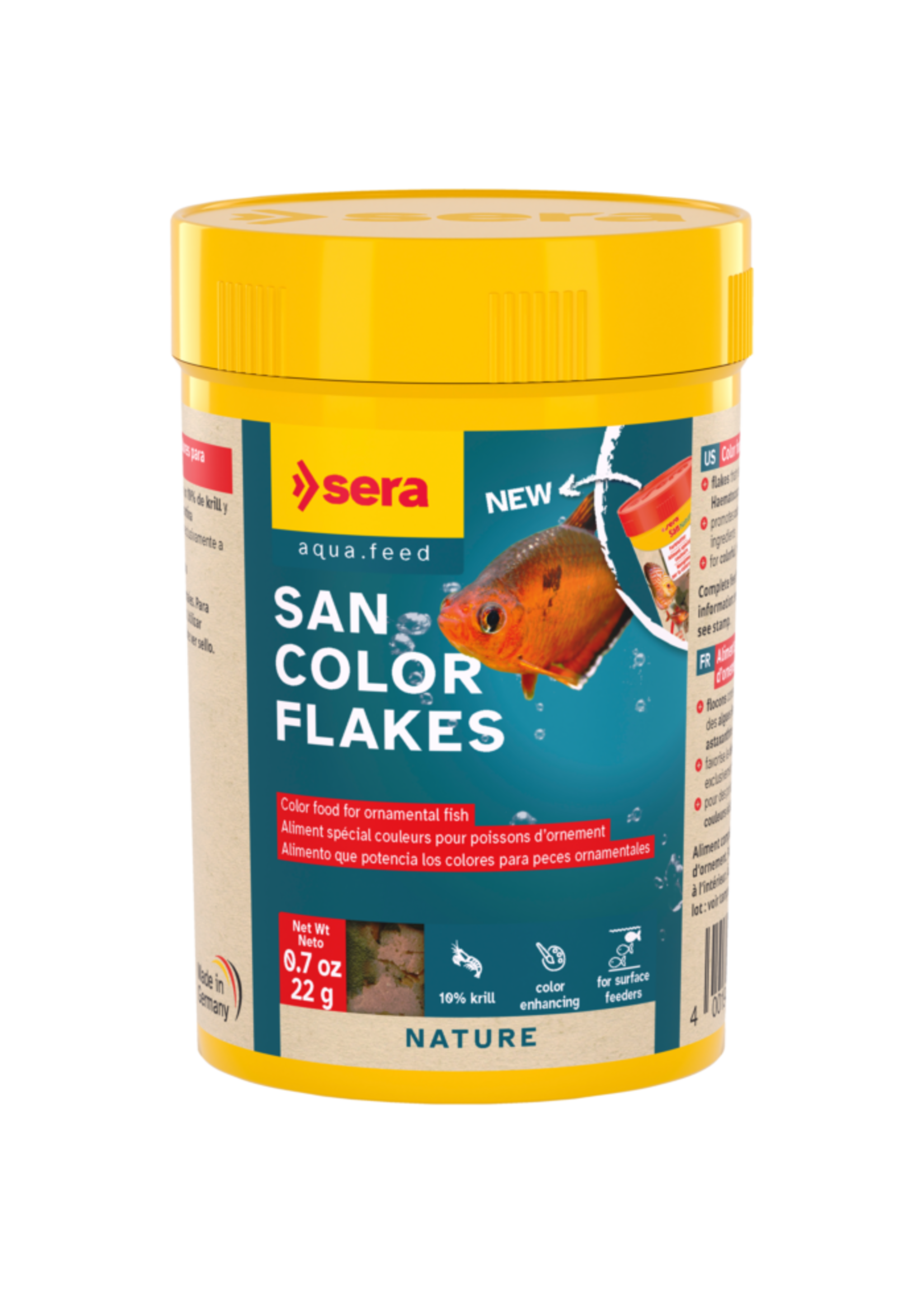 Sera SAN COLOR FLAKES 7.4 OZ