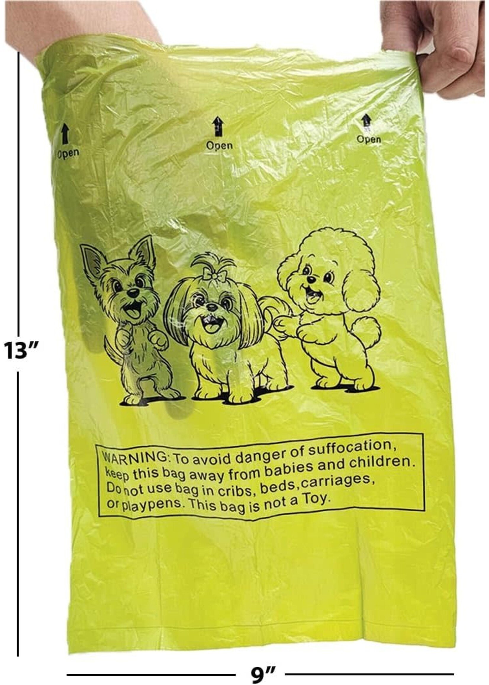 Level One Pets POOP BAG DISPENSER PLUS 24 ROLLS - 360 BAGS