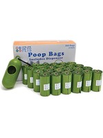 Level One Pets POOP BAG DISPENSER PLUS 24 ROLLS - 360 BAGS