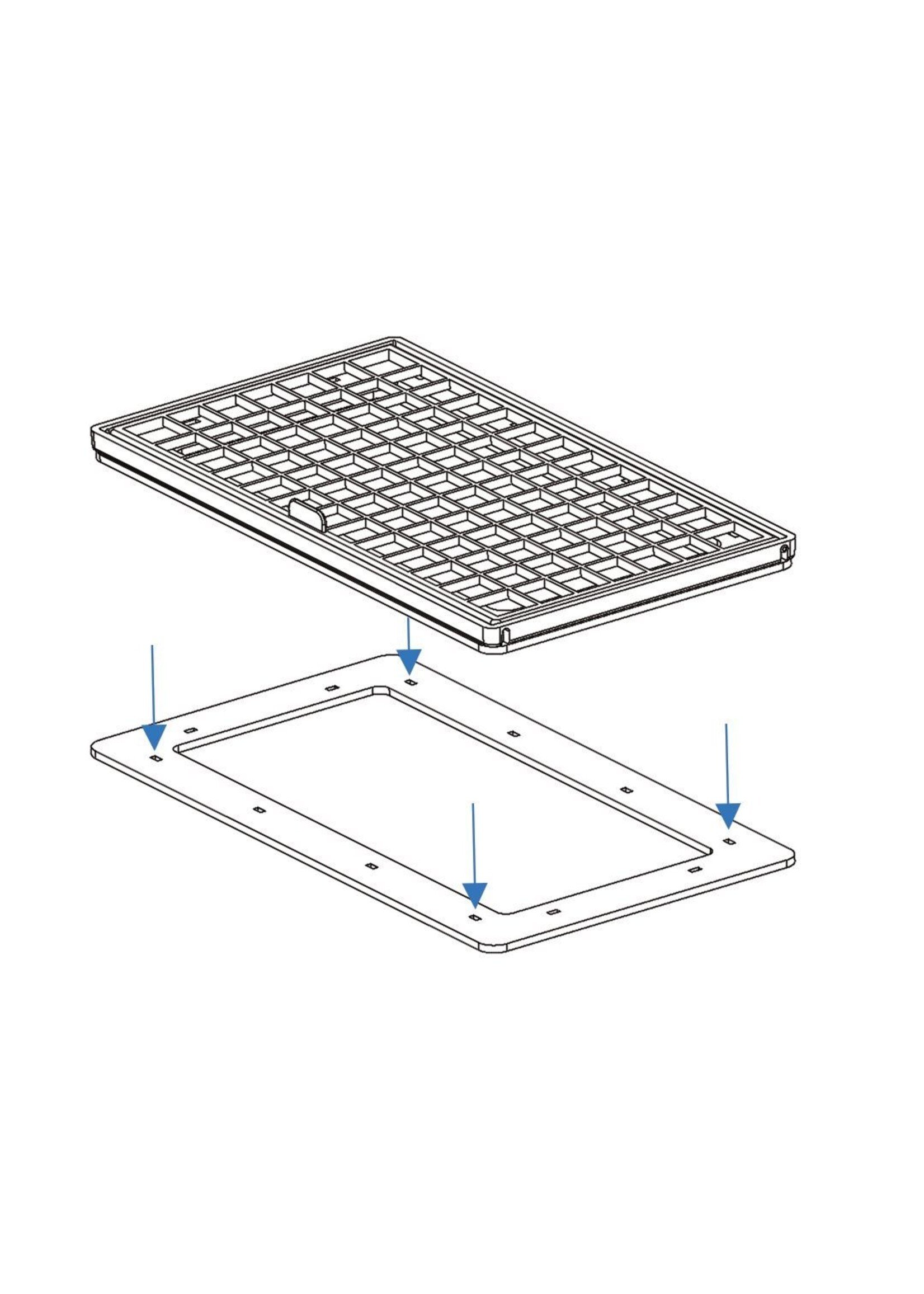 Innovative Marine NUVO FLIP FEED HINGED FEEDING LID