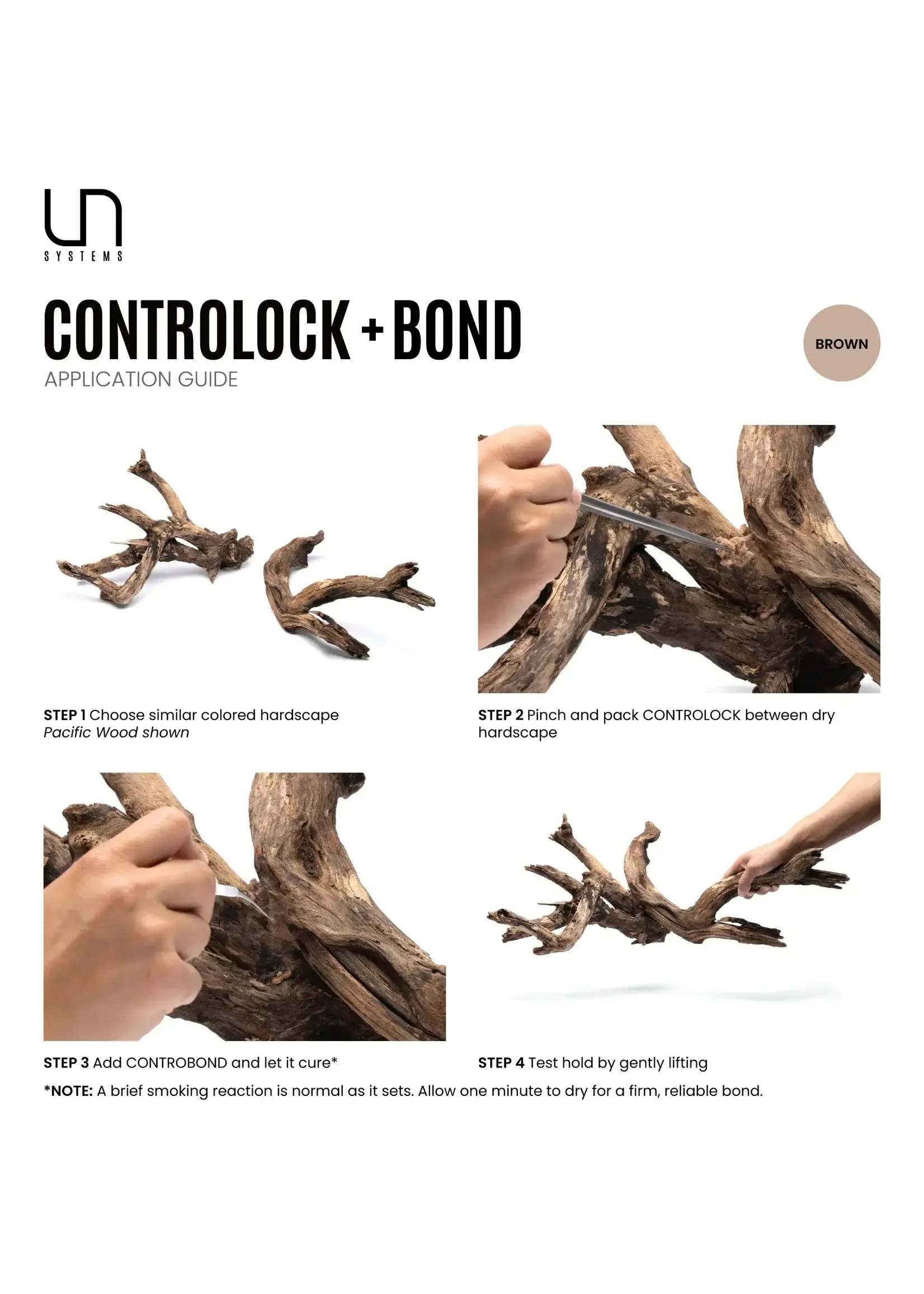 Ultum Nature System CONTROLOCK LIGHT BROWN BONDING MATERIAL