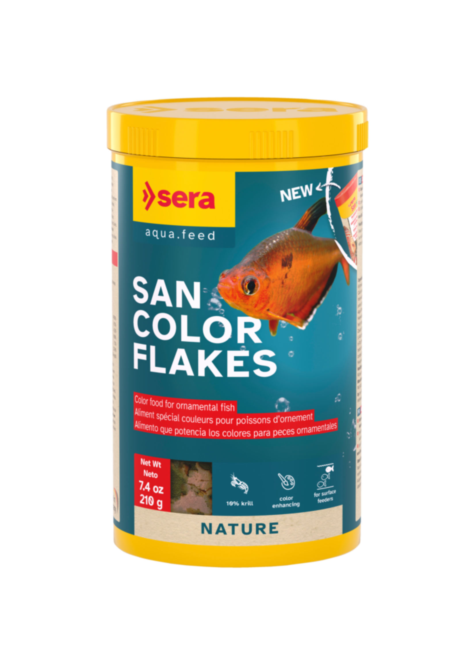Sera SAN COLOR FLAKES 7.4 OZ