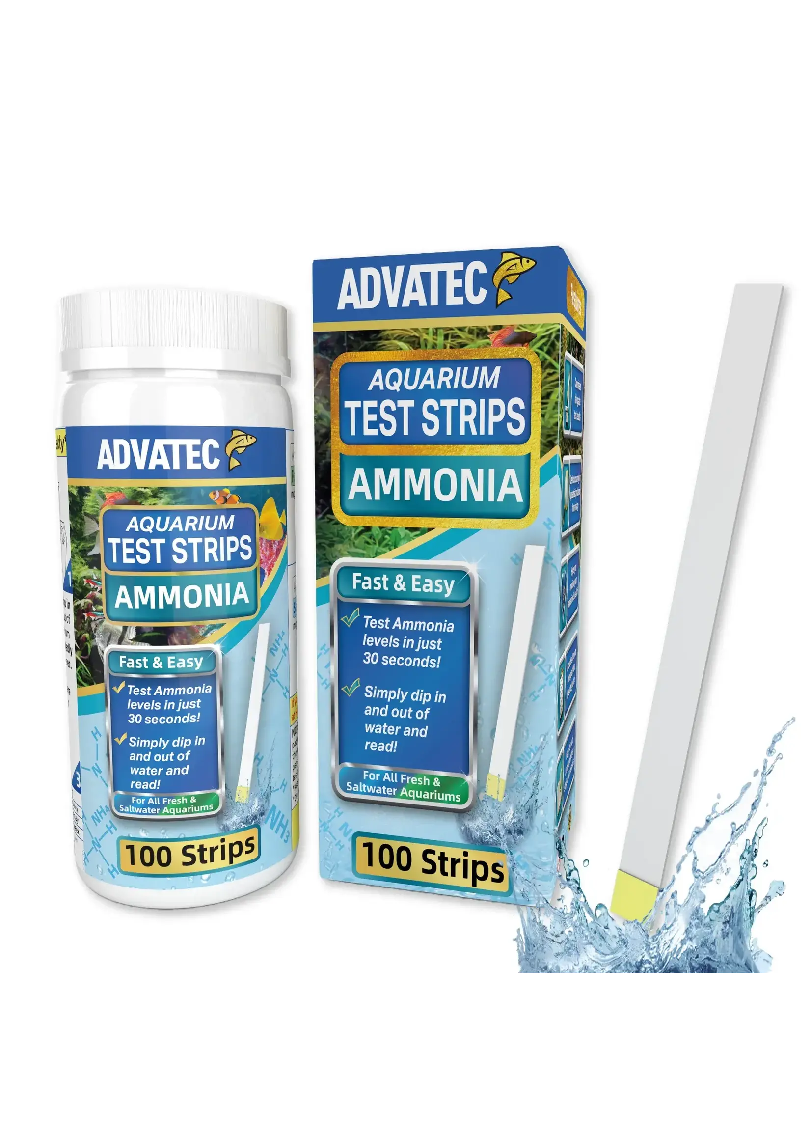 Advatec Int. TEST STRIP AMMONIA 100 PK