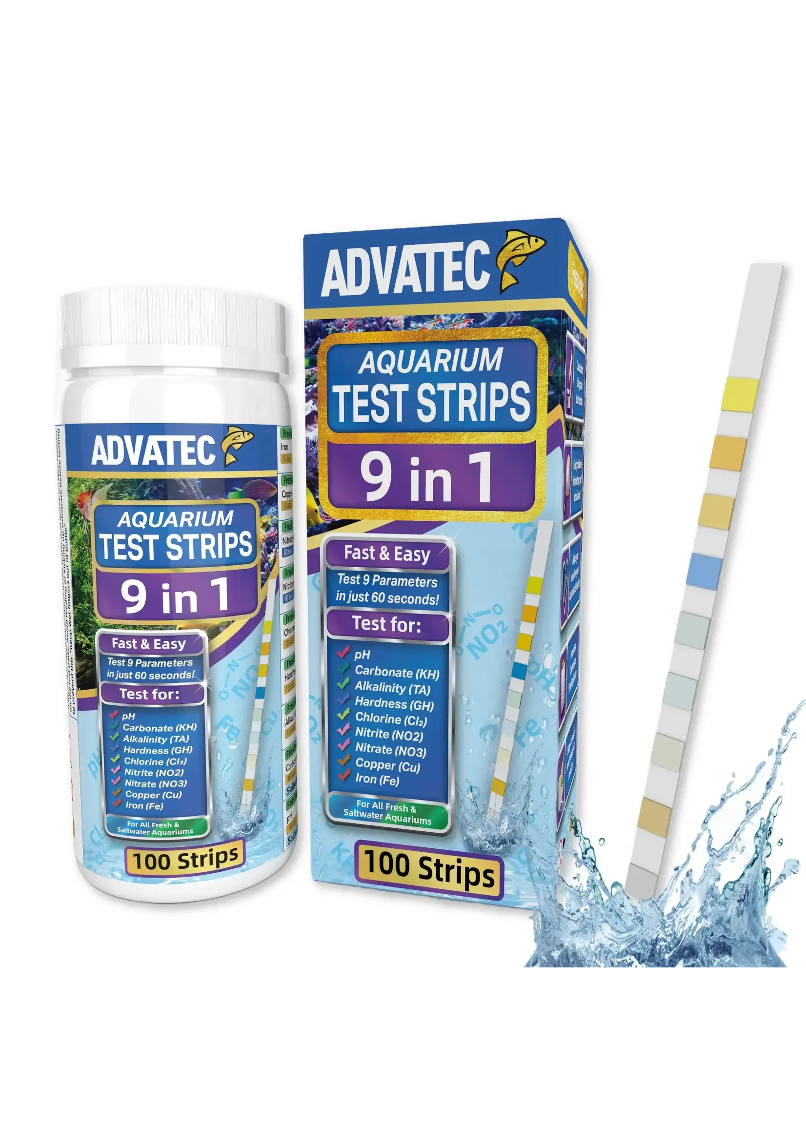 Advatec Int. TEST STRIP 9-1 100 PK