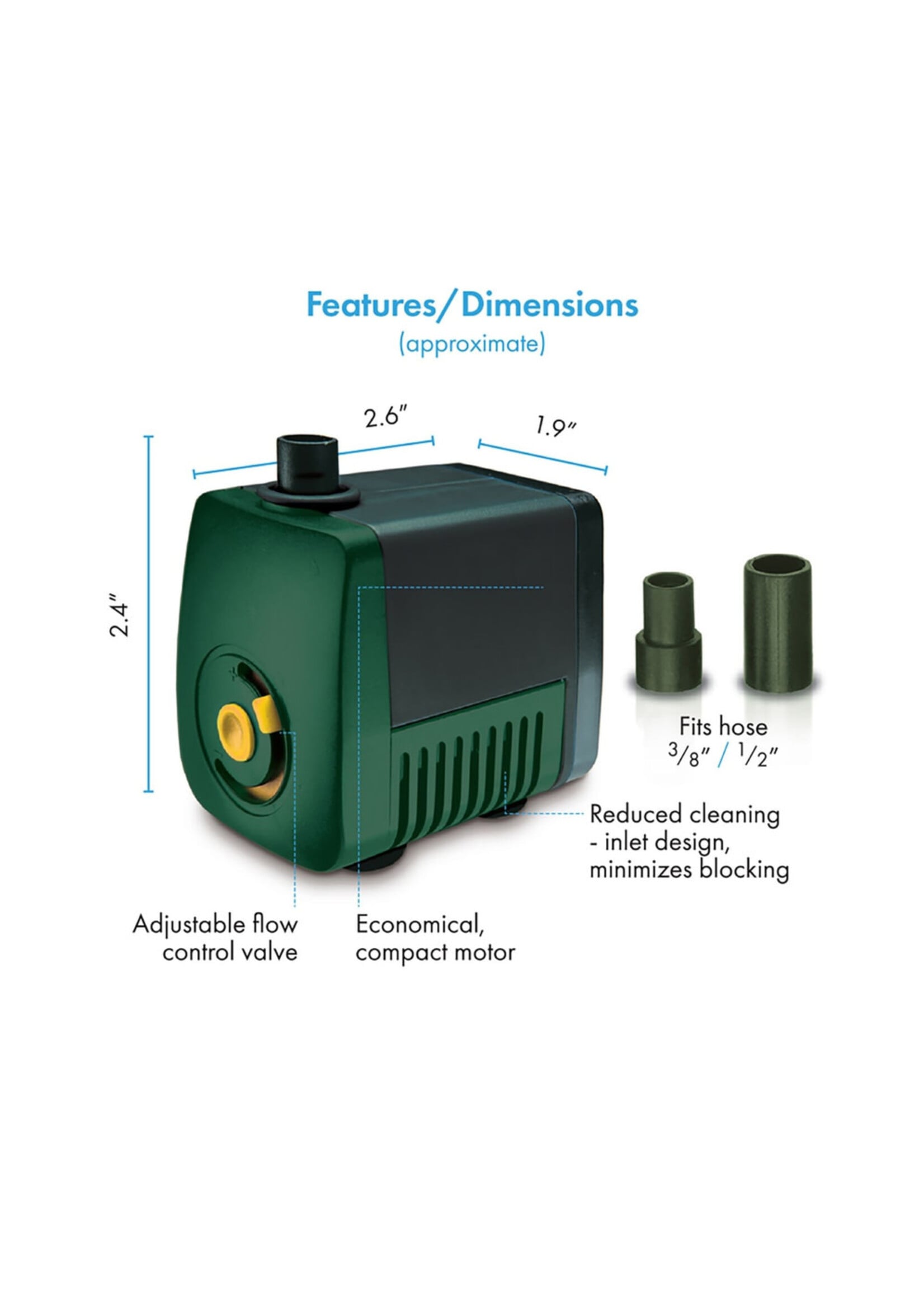 Blagdon Aquagarden HYDROPONIC FOUNTAIN PUMP 75-150