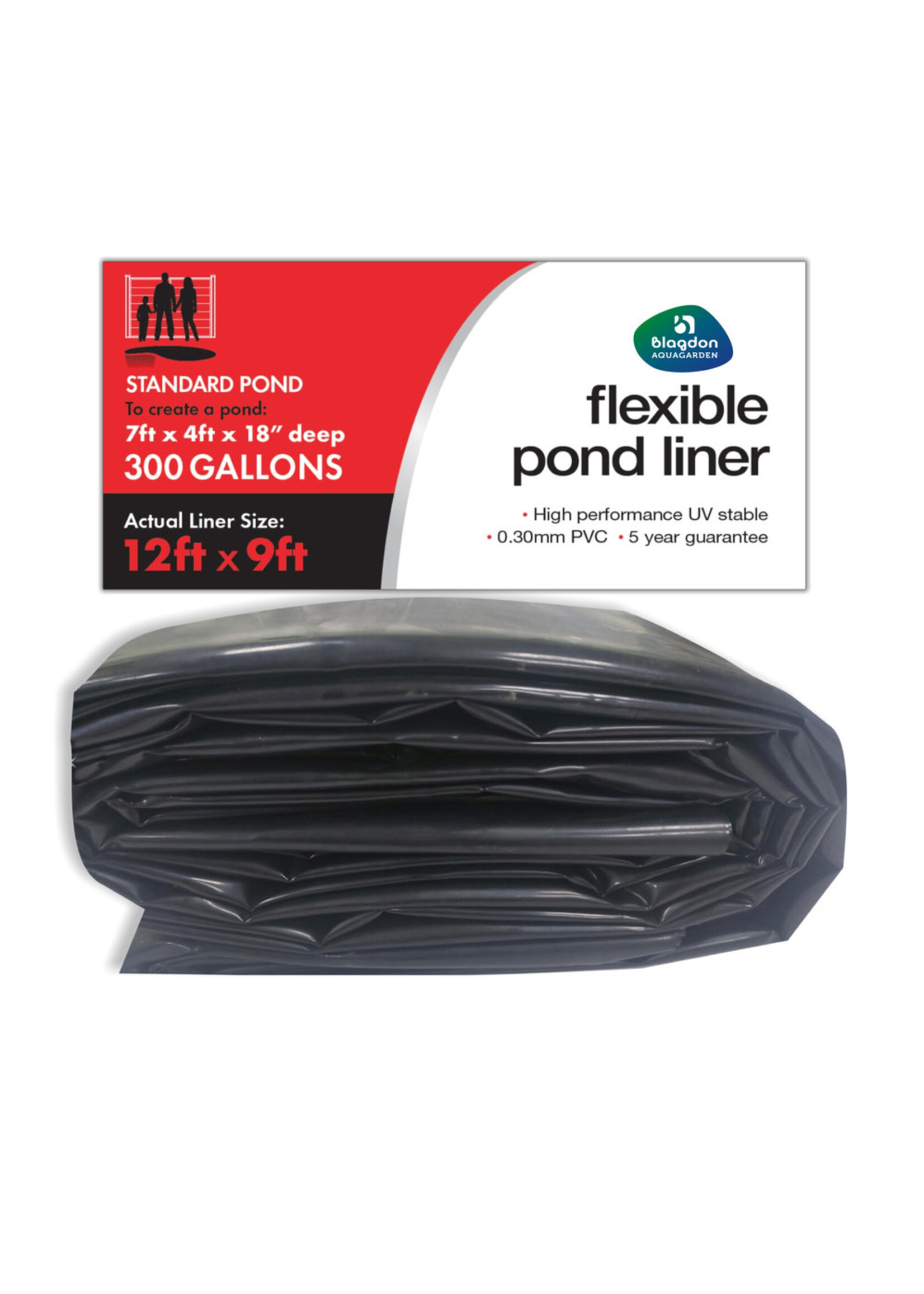 HDPE POND LINER 12 X 9 FT STD