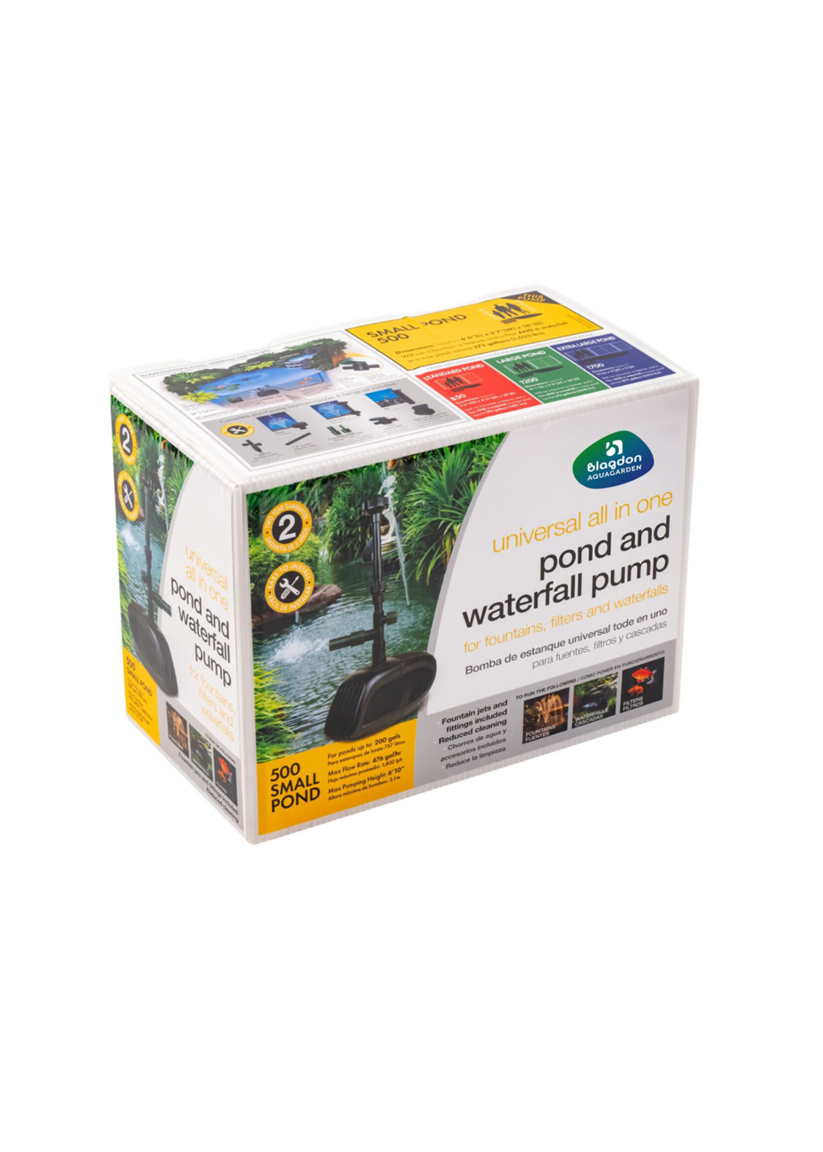 Blagdon Aquagarden UNIVERSAL ALL IN ONE PUMP 500 GPH