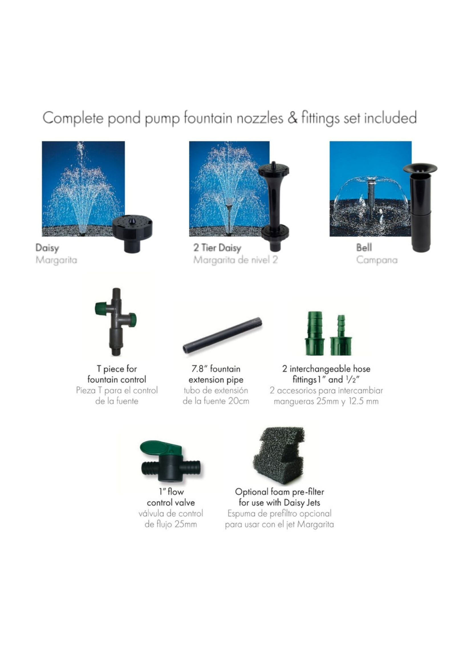 UNIVERSAL ALL IN ONE PUMP 500 GPH