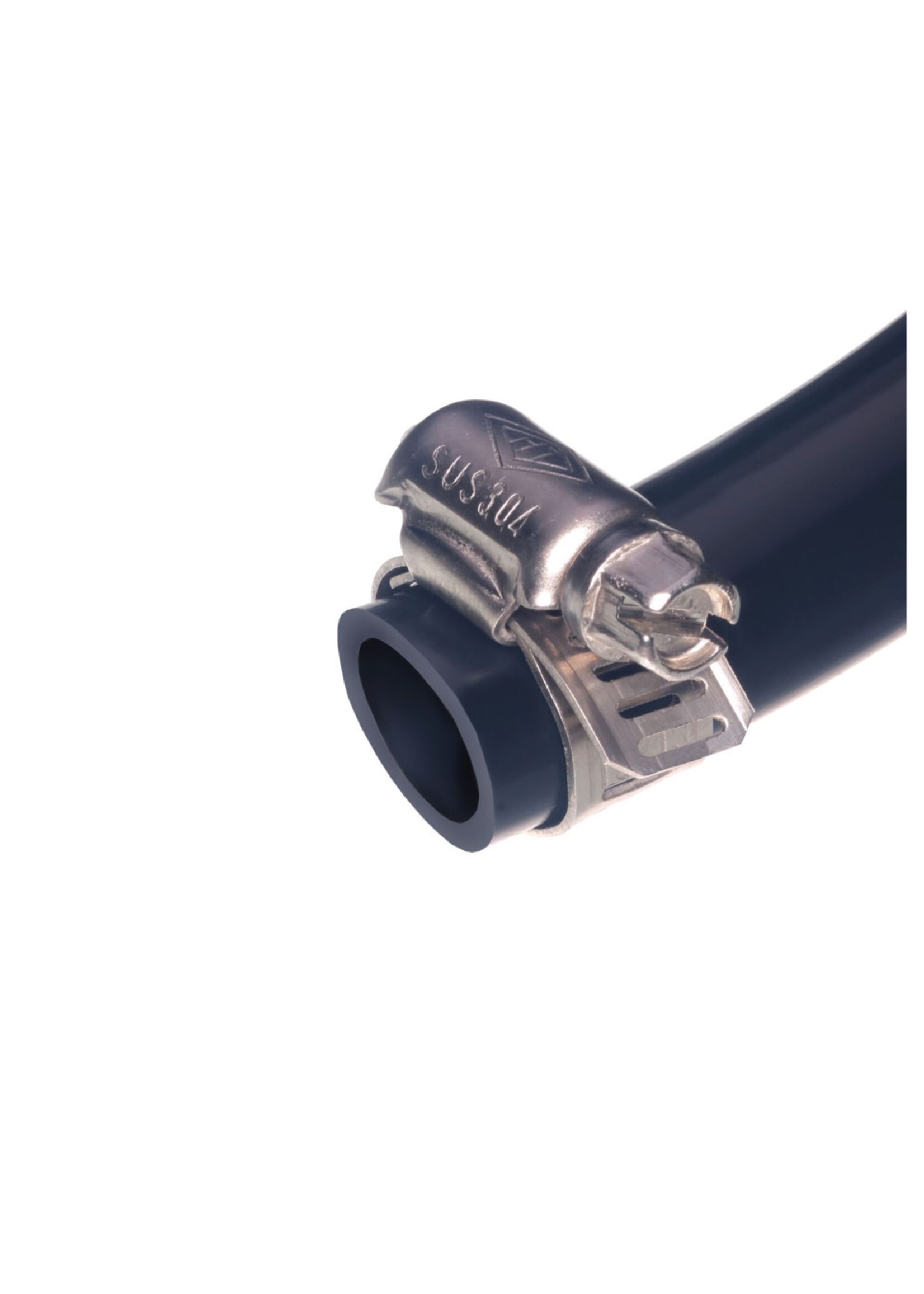 FLEX TUBING WITH CLAMPS 15 FT X 1/2"