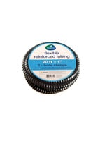 FLEX REINFORCED TUBING WITH CLAMPS 20 FT X 1"