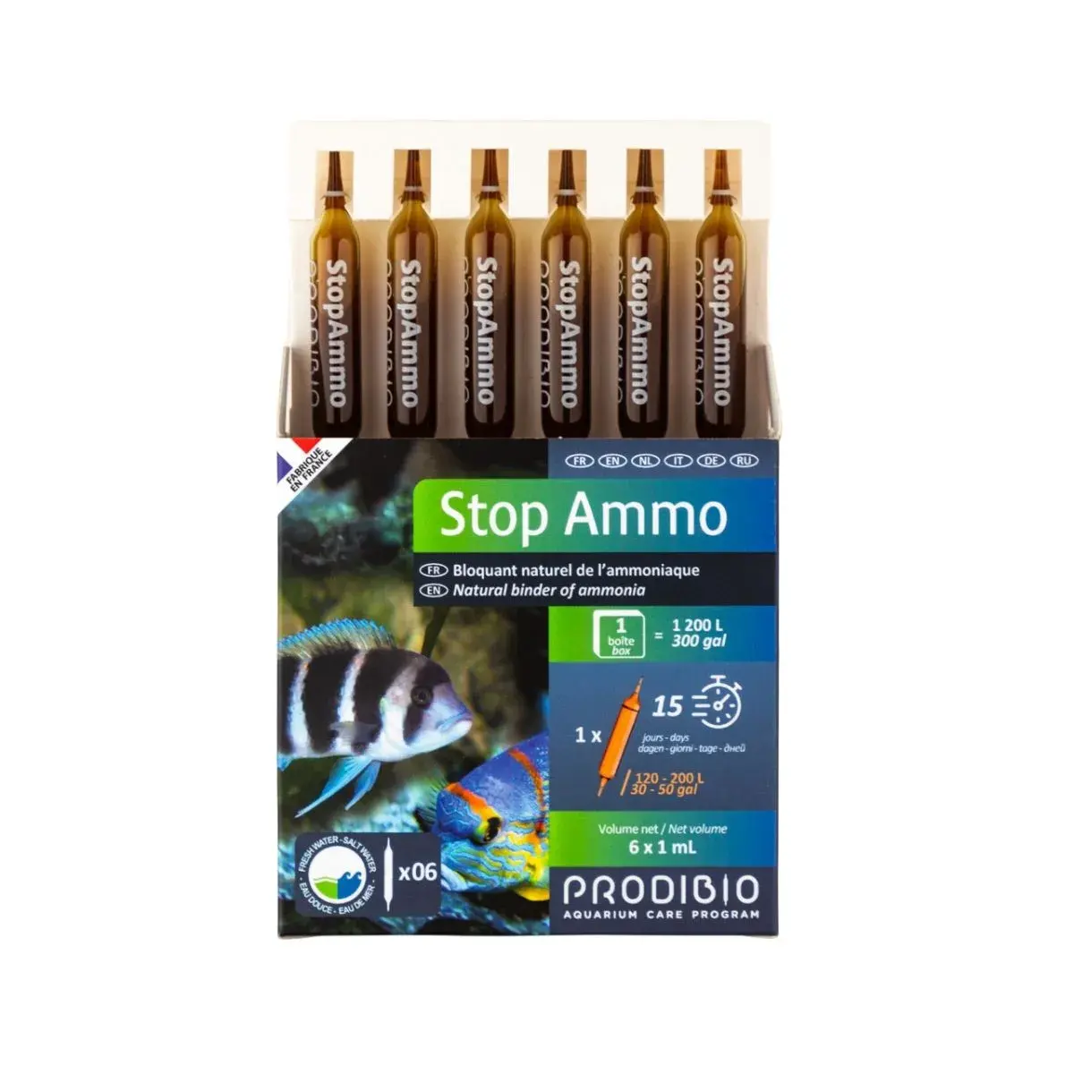 STOP AMMO 6 VIALS