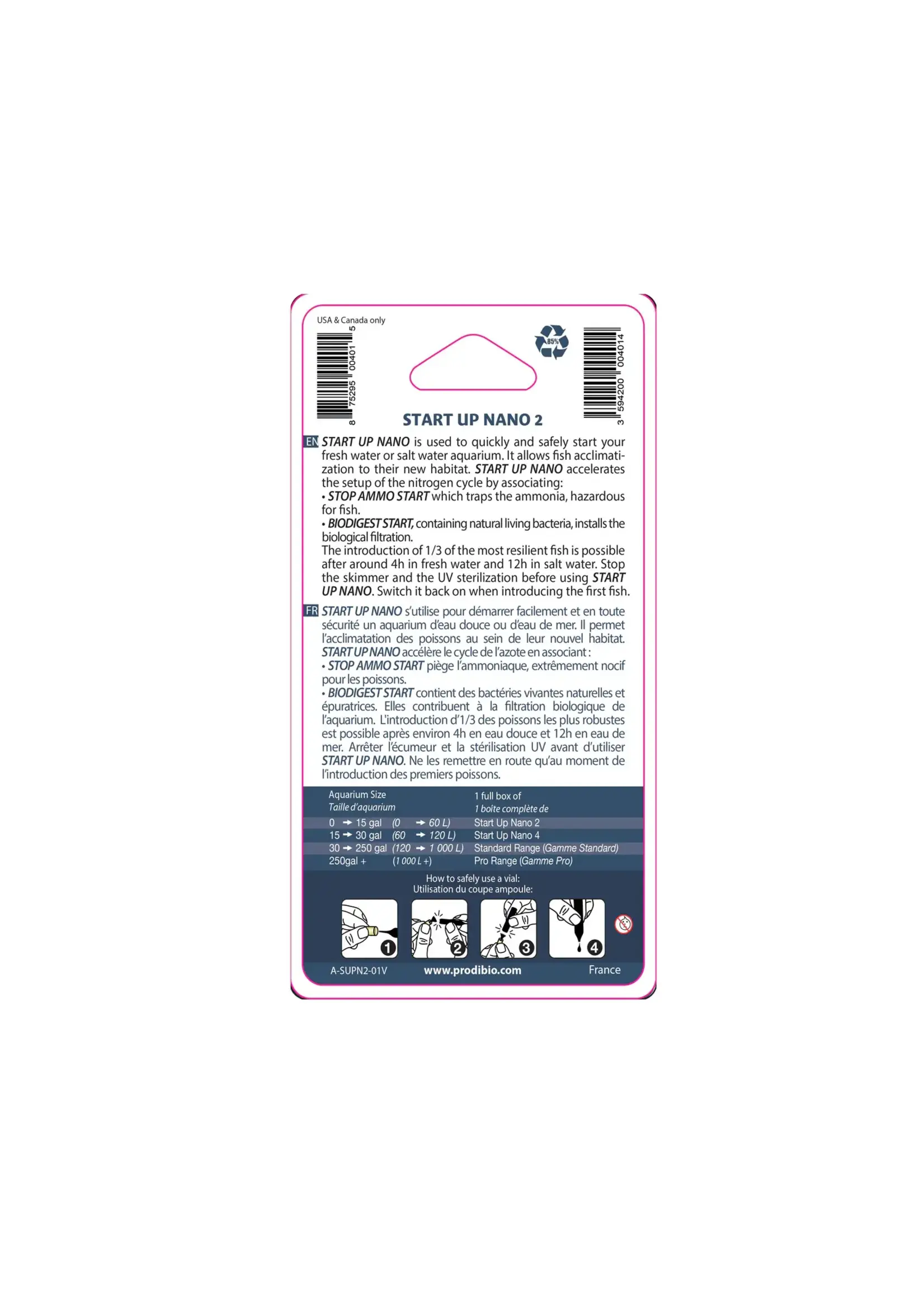 Prodibio START UP NANO 2 VIALS