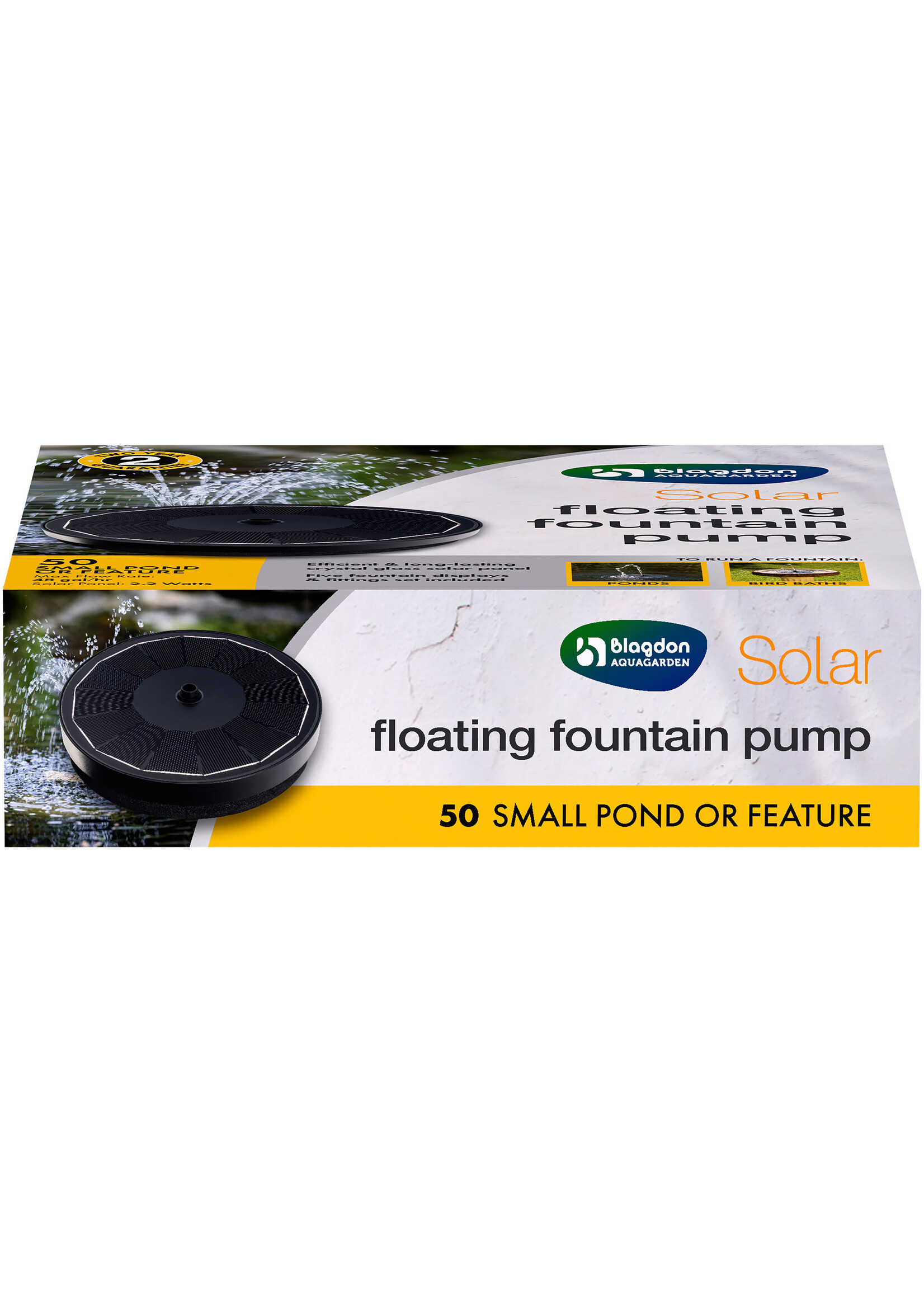 Blagdon Aquagarden FLOATING SOLAR FOUNTAIN PUMP 50