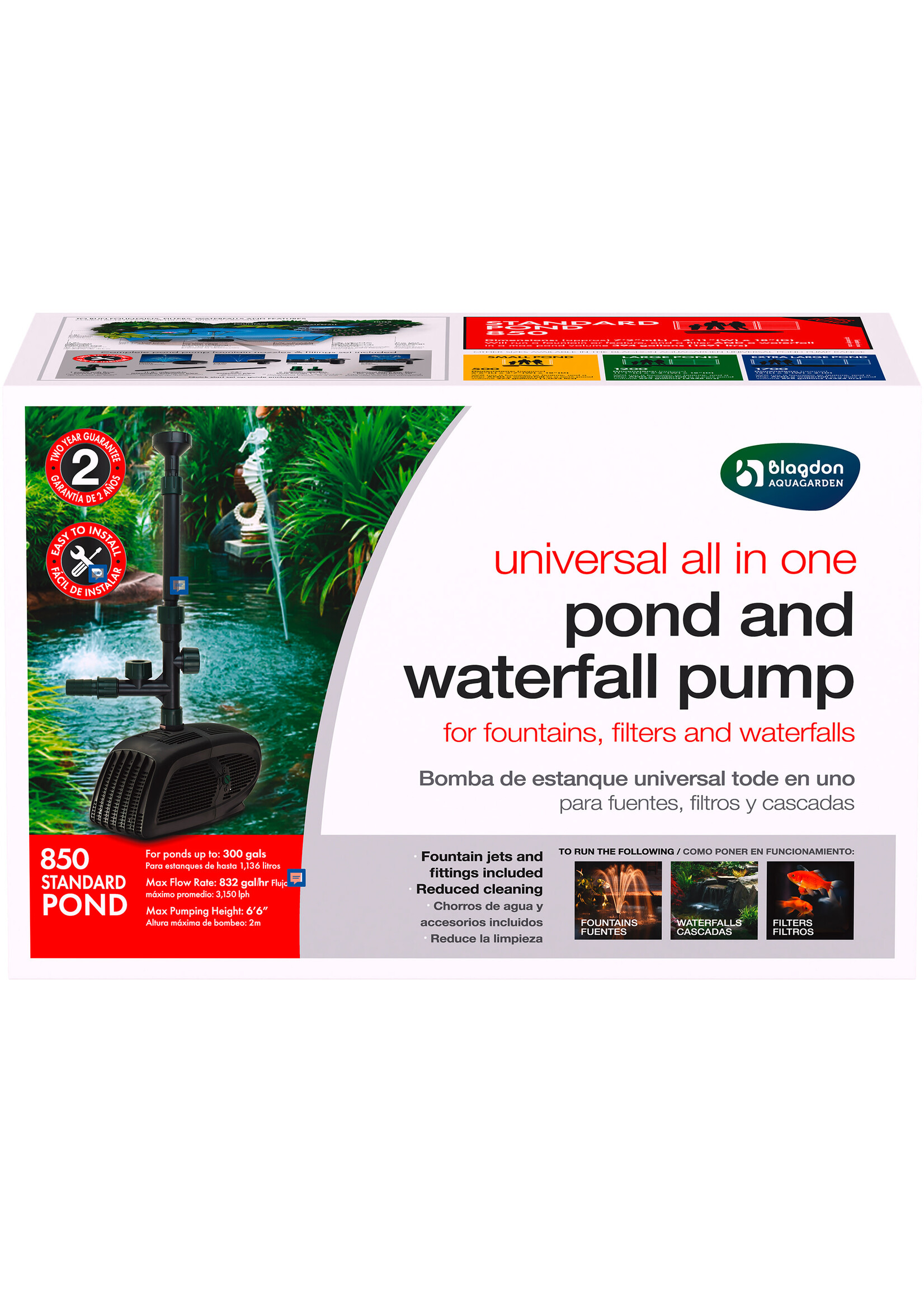 Blagdon Aquagarden UNIVERSAL ALL IN ONE PUMP 850 GPH