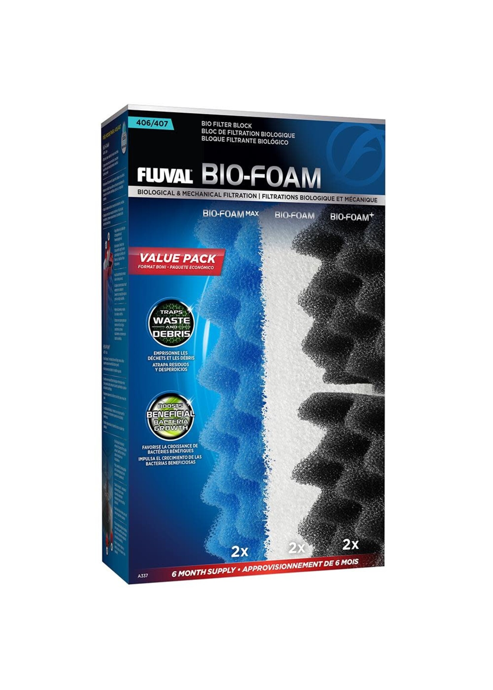 Fluval 406/407 BIO FOAM VALUE PACK