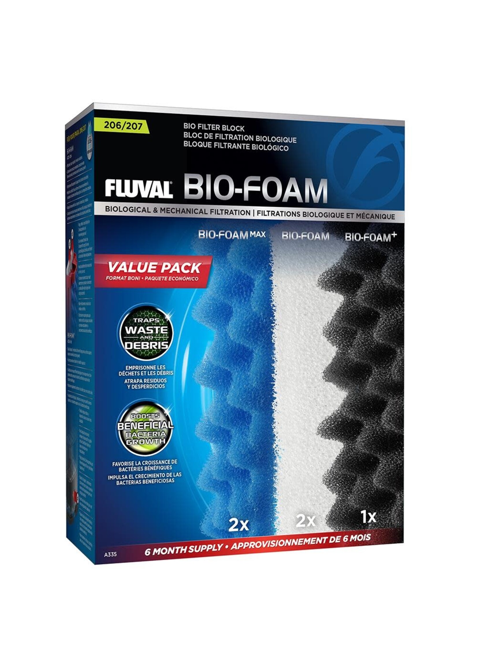 Fluval 206/207 BIO FOAM VALUE PACK