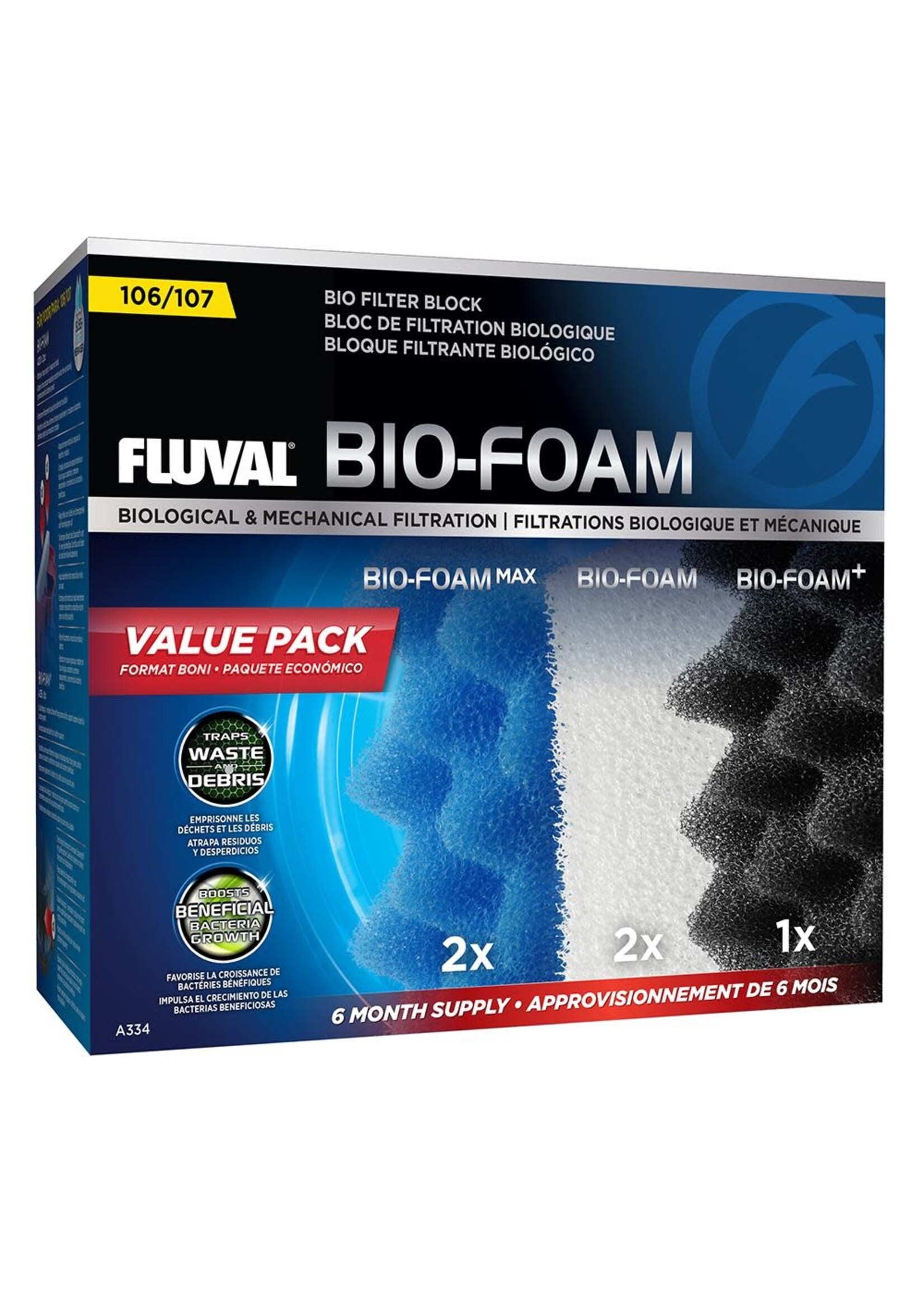 Fluval 106/107 BIO FOAM VALUE PACK