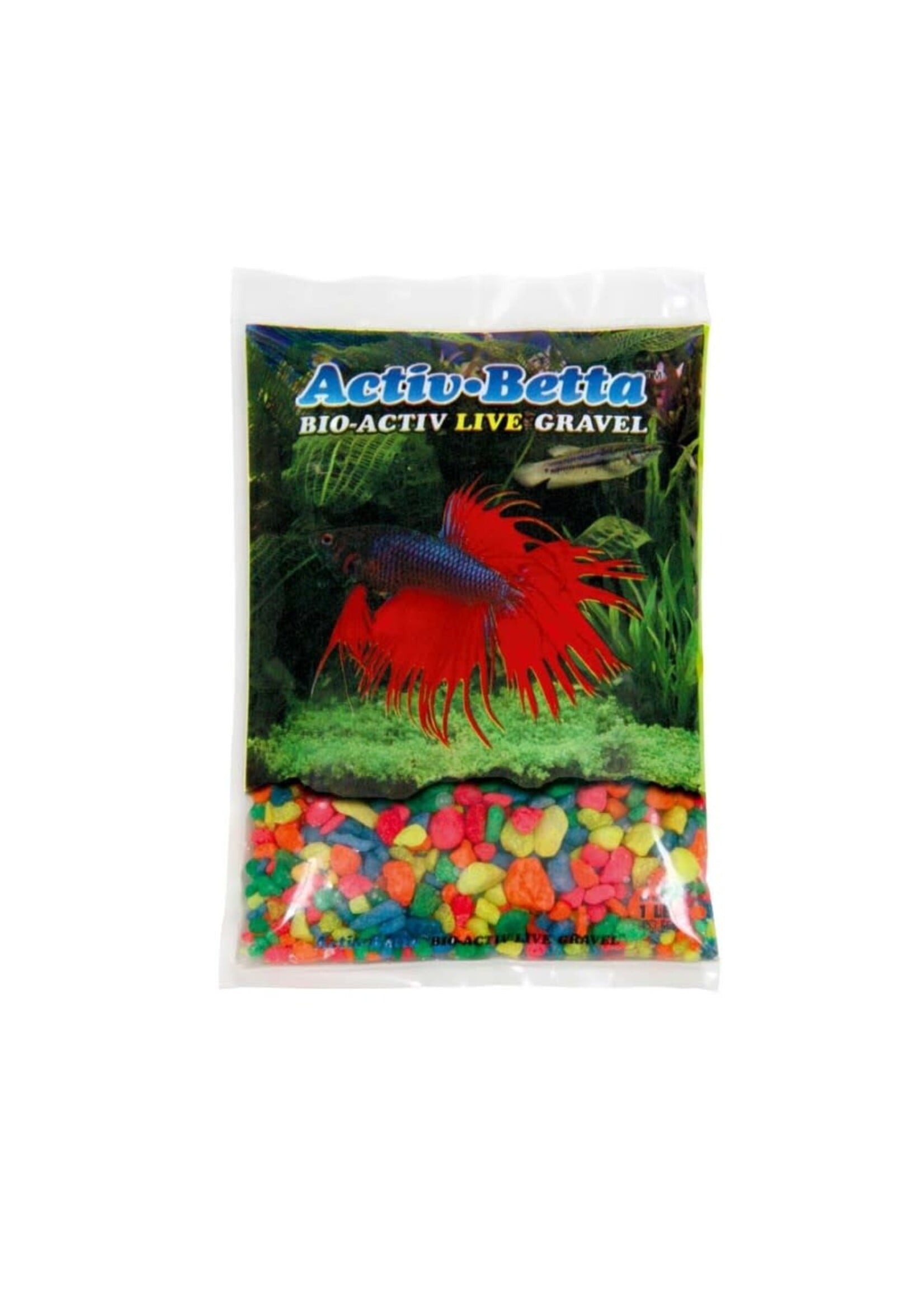 BIO ACTIVE LIVE BETTA GRAVEL RAINBOW 1 LB