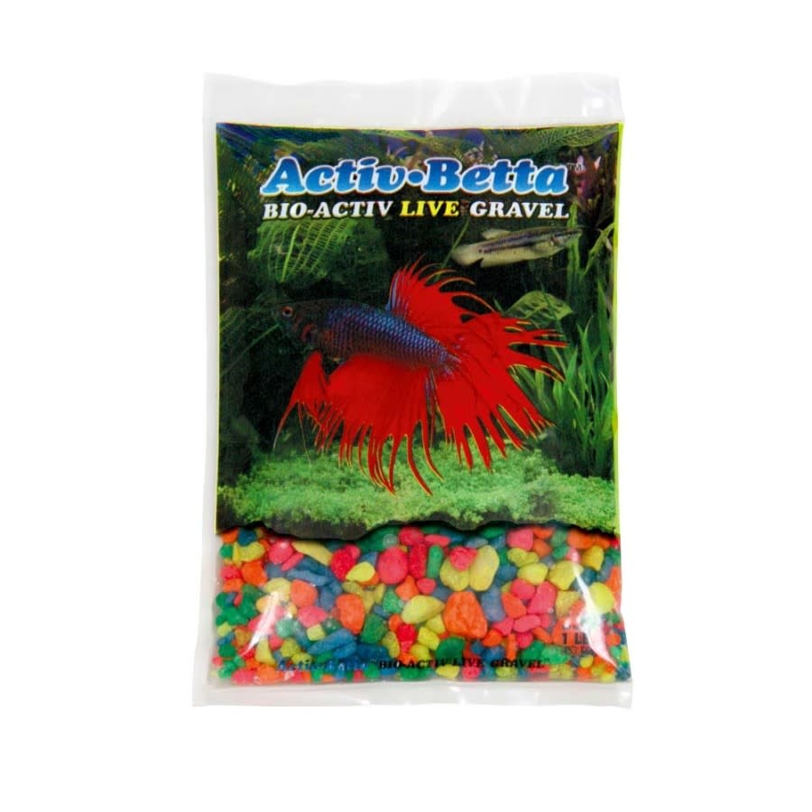 BIO ACTIVE LIVE BETTA GRAVEL RAINBOW 1 LB