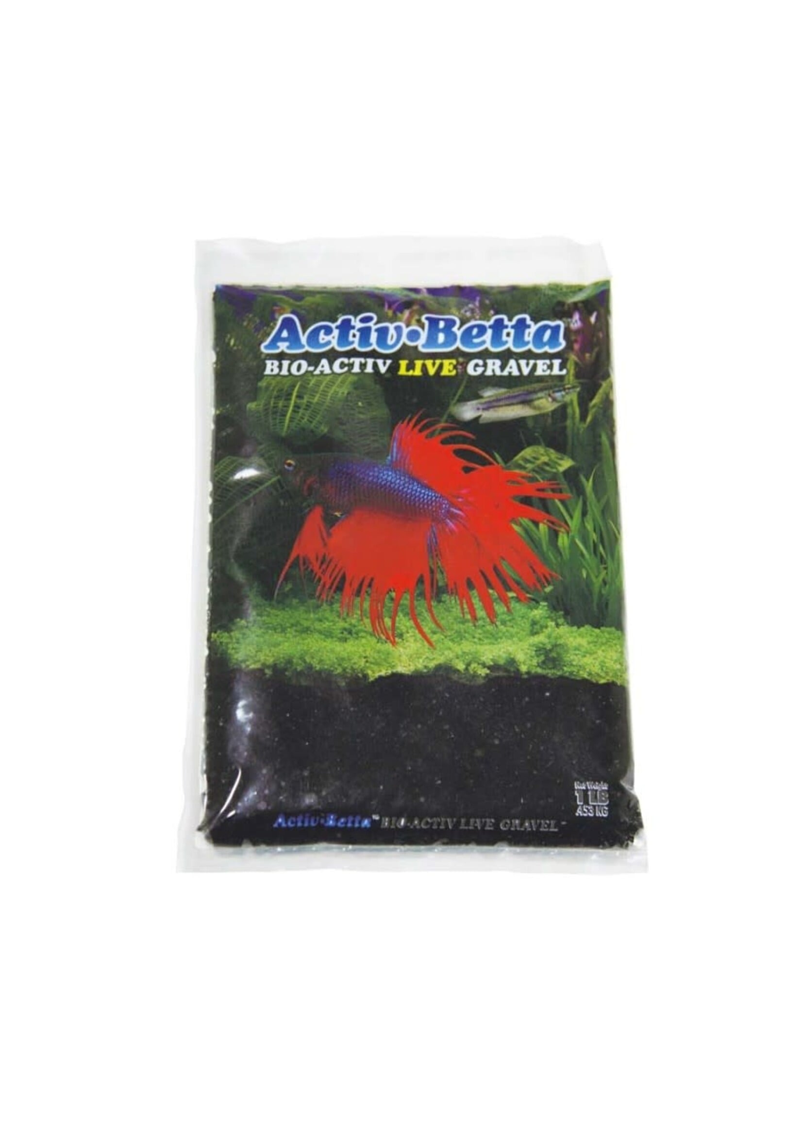 BIO ACTIVE LIVE BETTA GRAVEL BLACK 1 LB