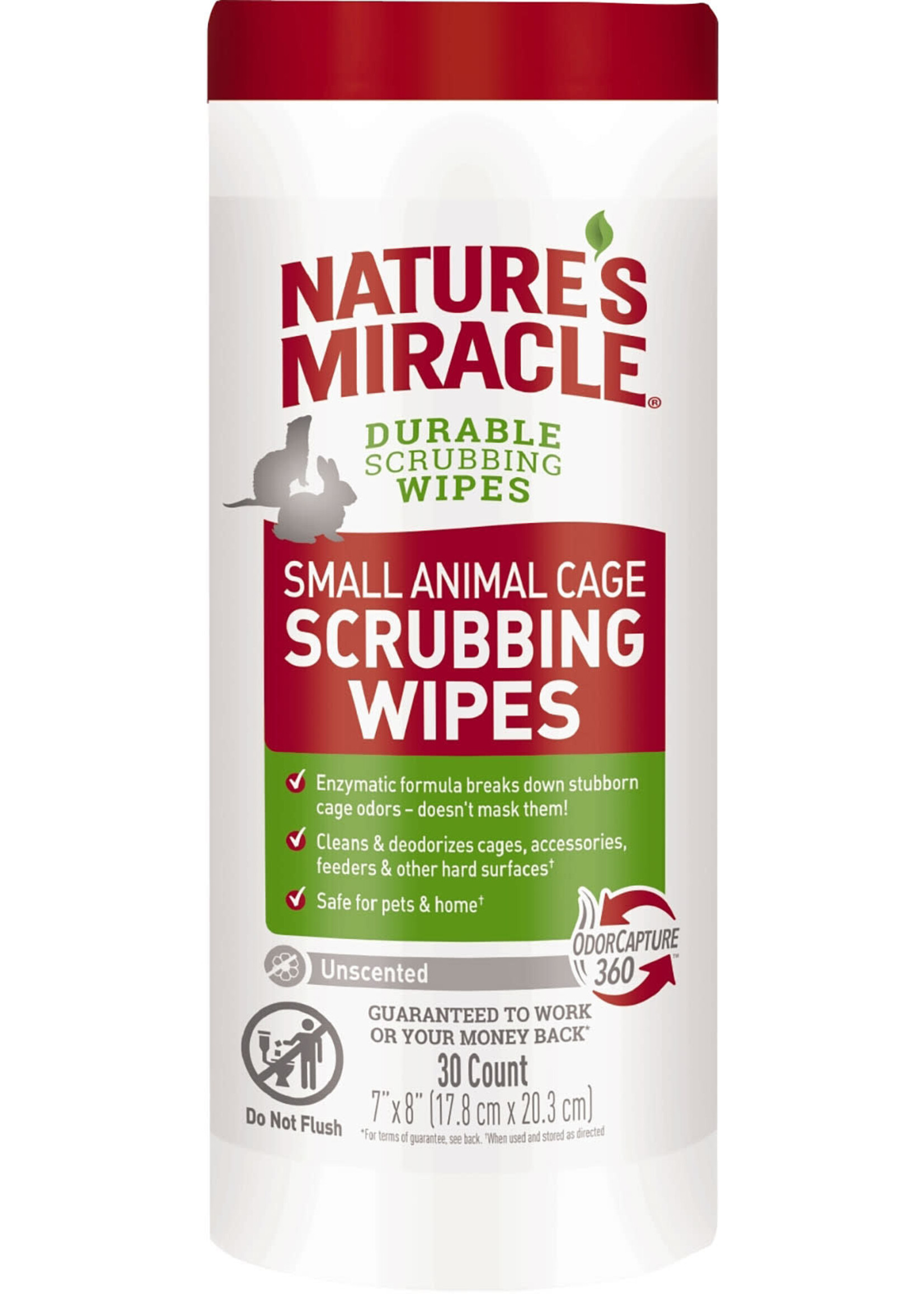 NM SMALL ANIMAL CAGE SCRUBBING WIPES 30 CT