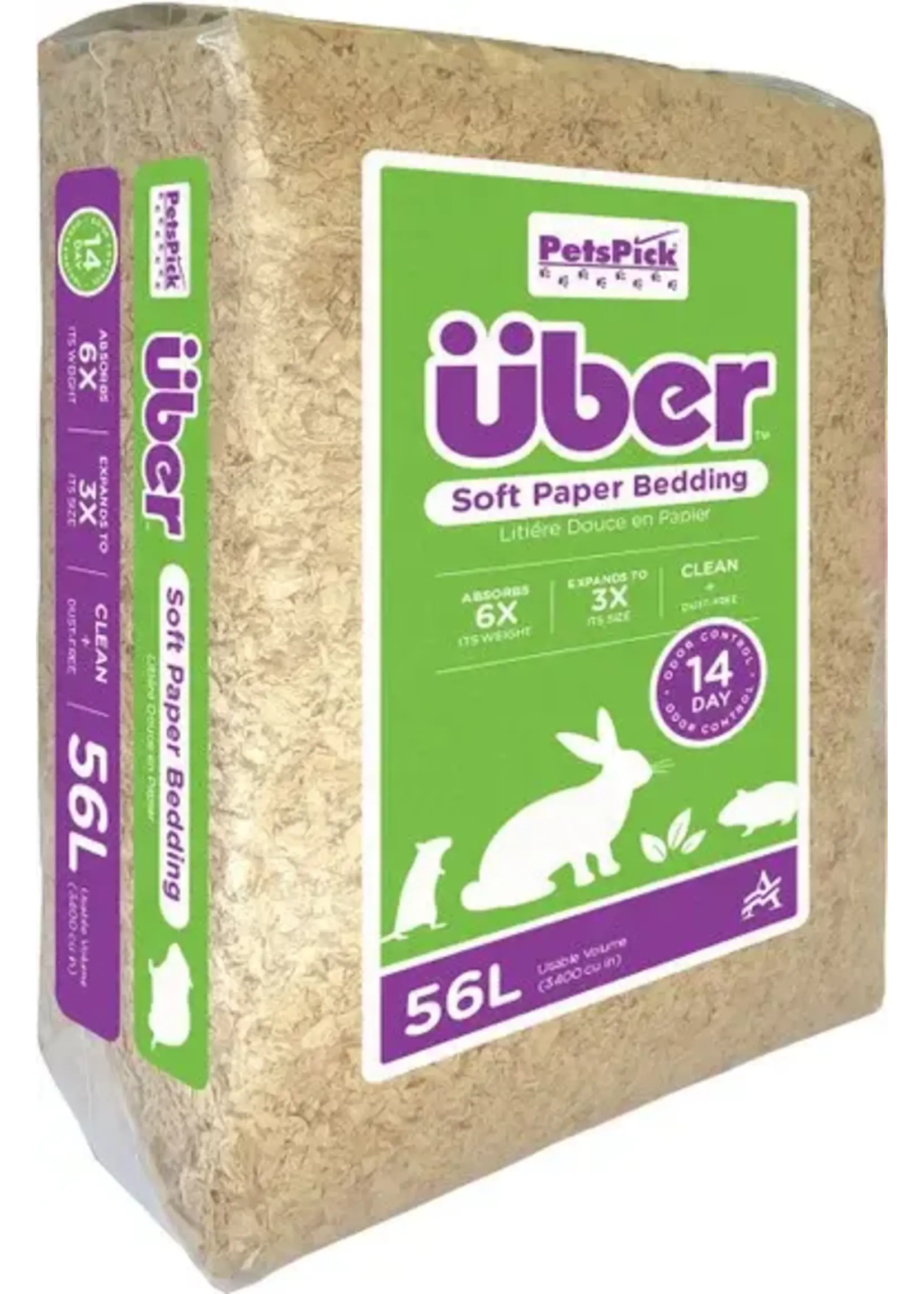 SOFT PAPER BEDDING NATURAL 56 L