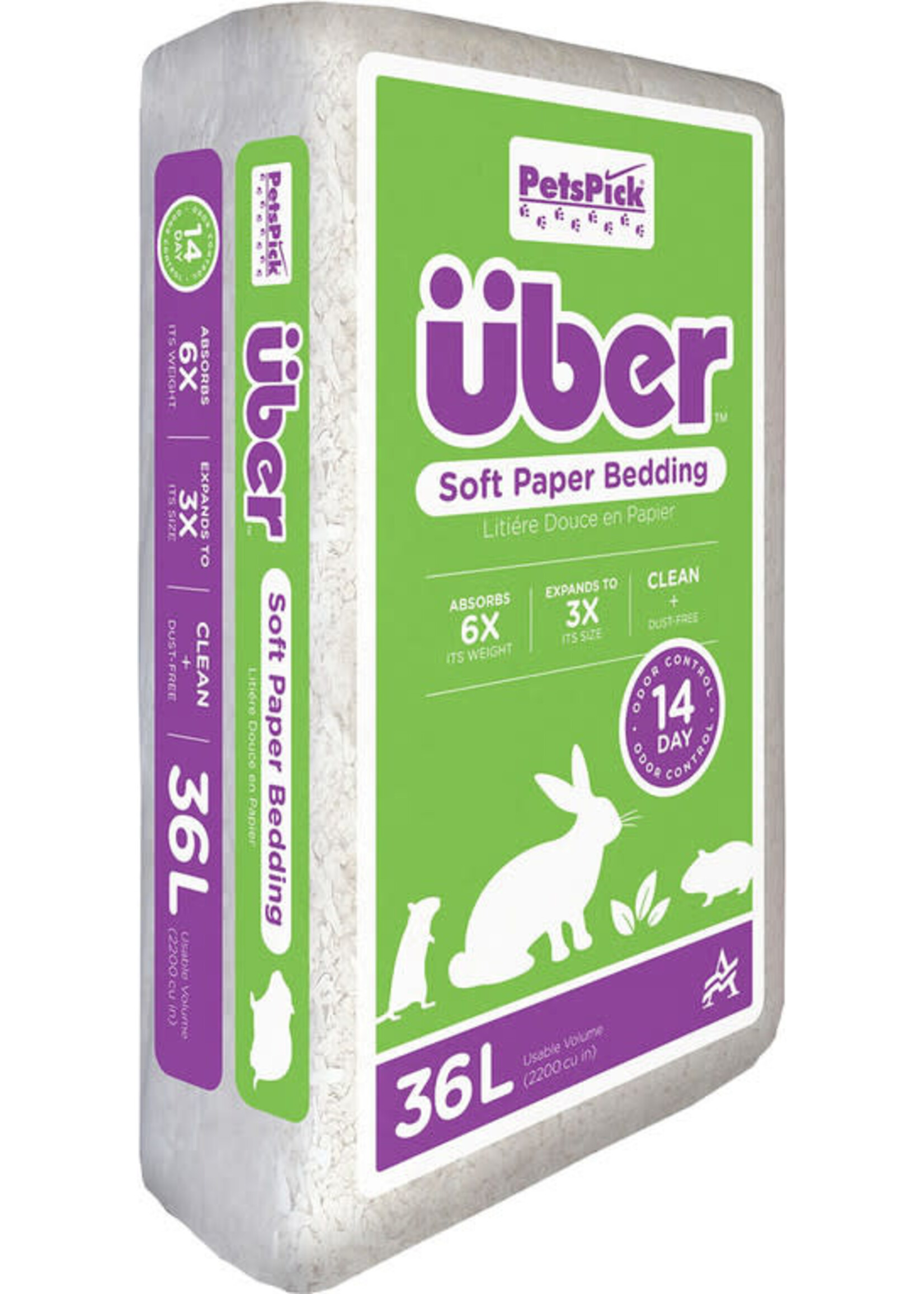 SOFT PAPER BEDDING WHITE 36 L