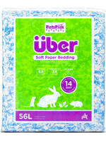 SOFT PAPER BEDDING BLUE/WHITE 56 L