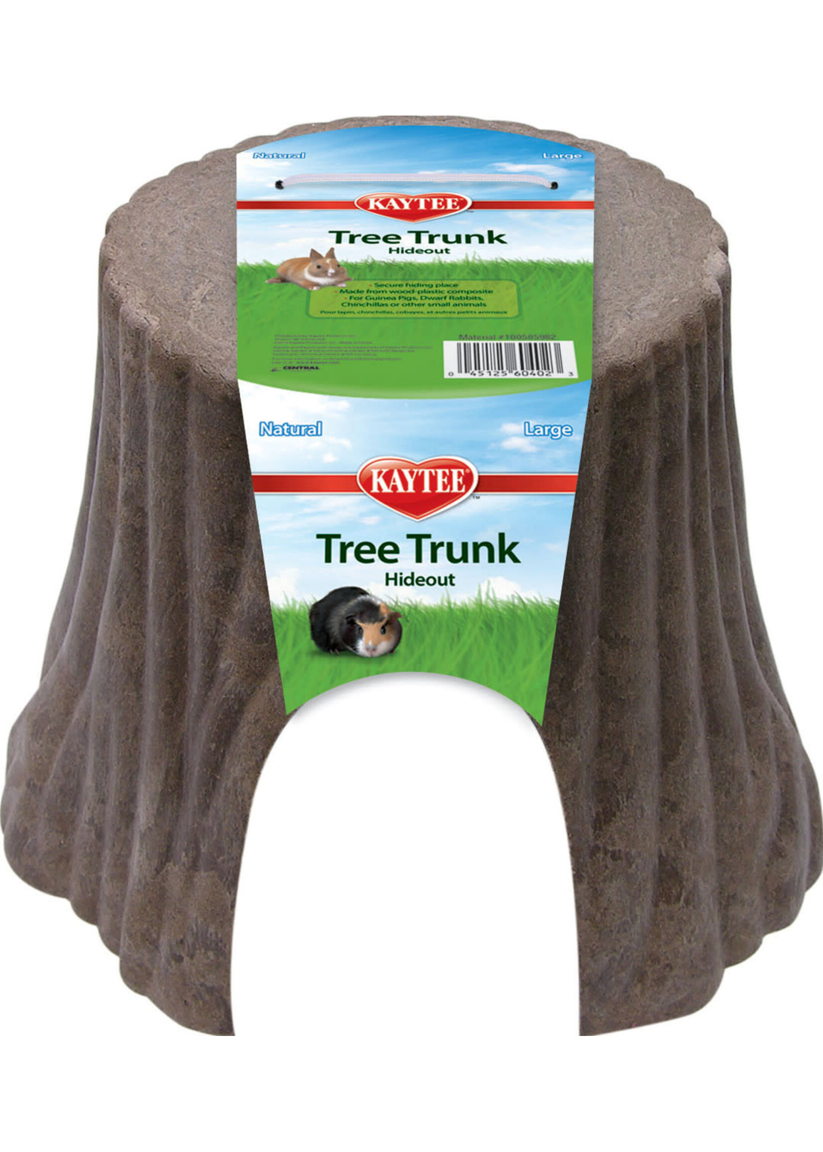 NATURAL TREE TRUNK HIDEOUT