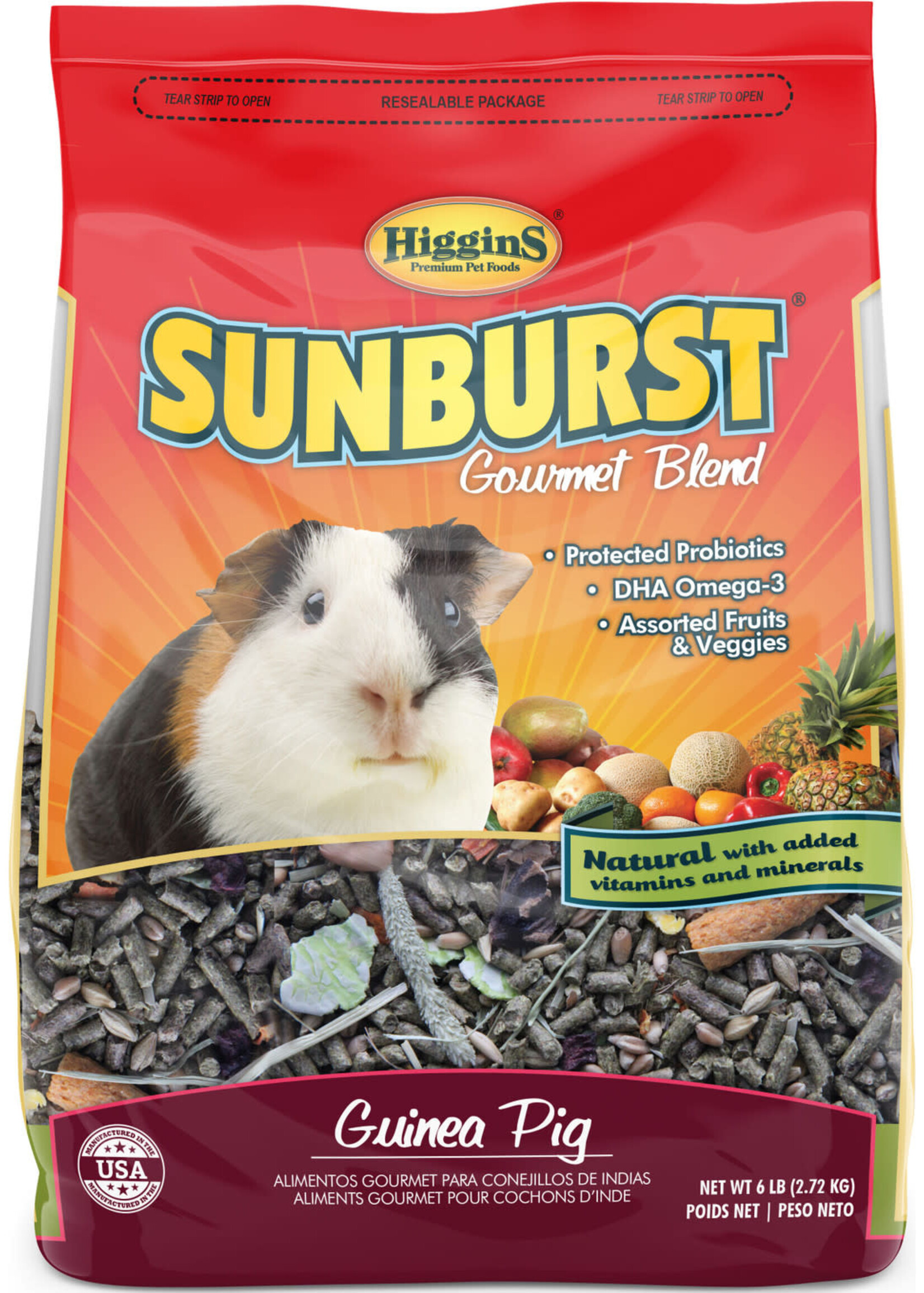 HIGGINS SUNBURST GOURMET BLEND GUINEA PIG 6 LB