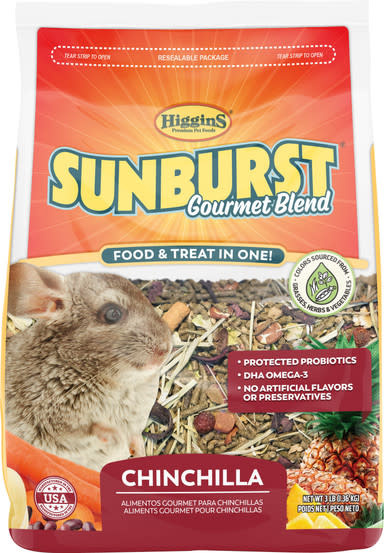SUNBURST GOURMET CHINCHILLA FOOD 3LB