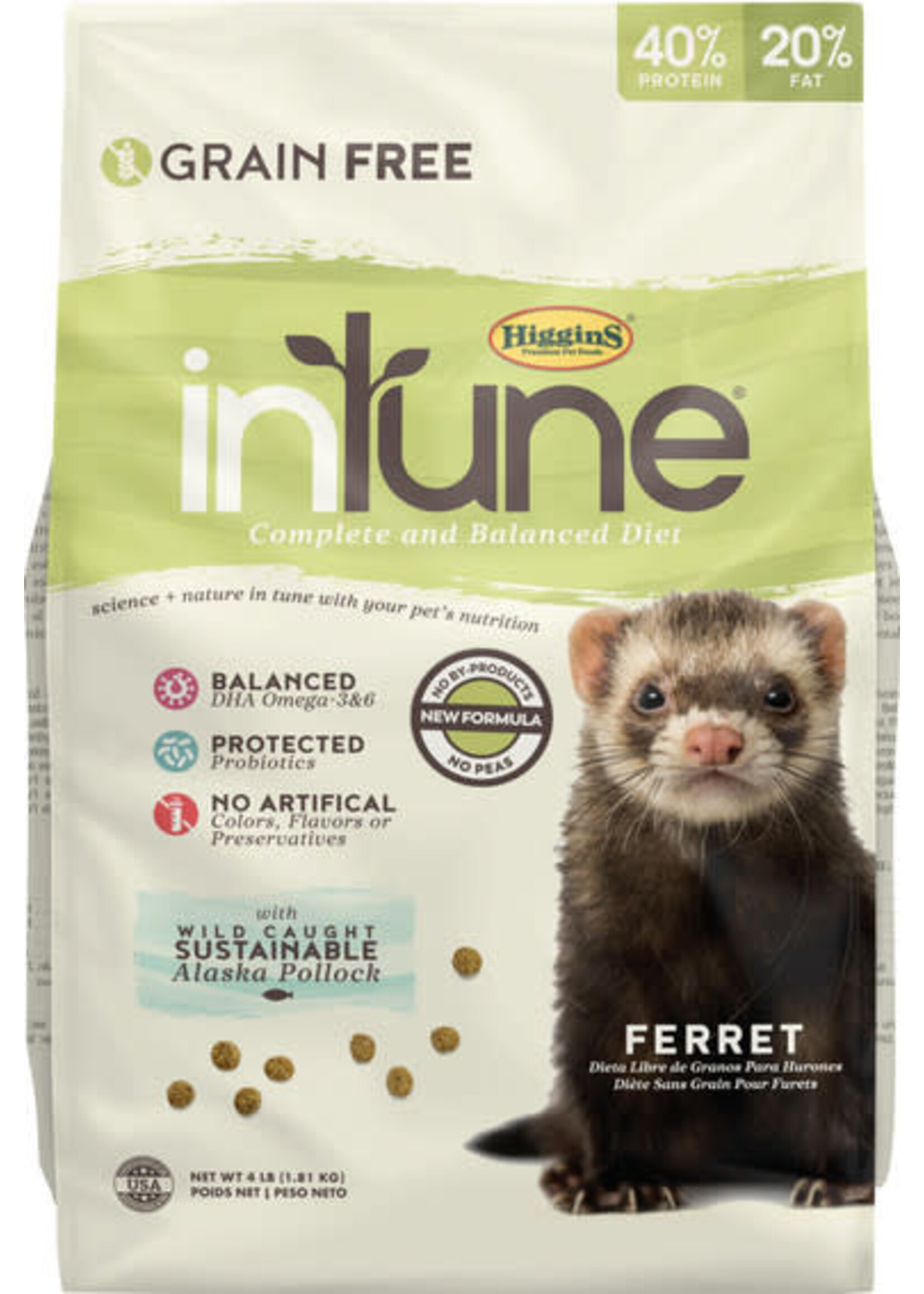 HIGGINS COMPLETE FERRET DIET 4LB
