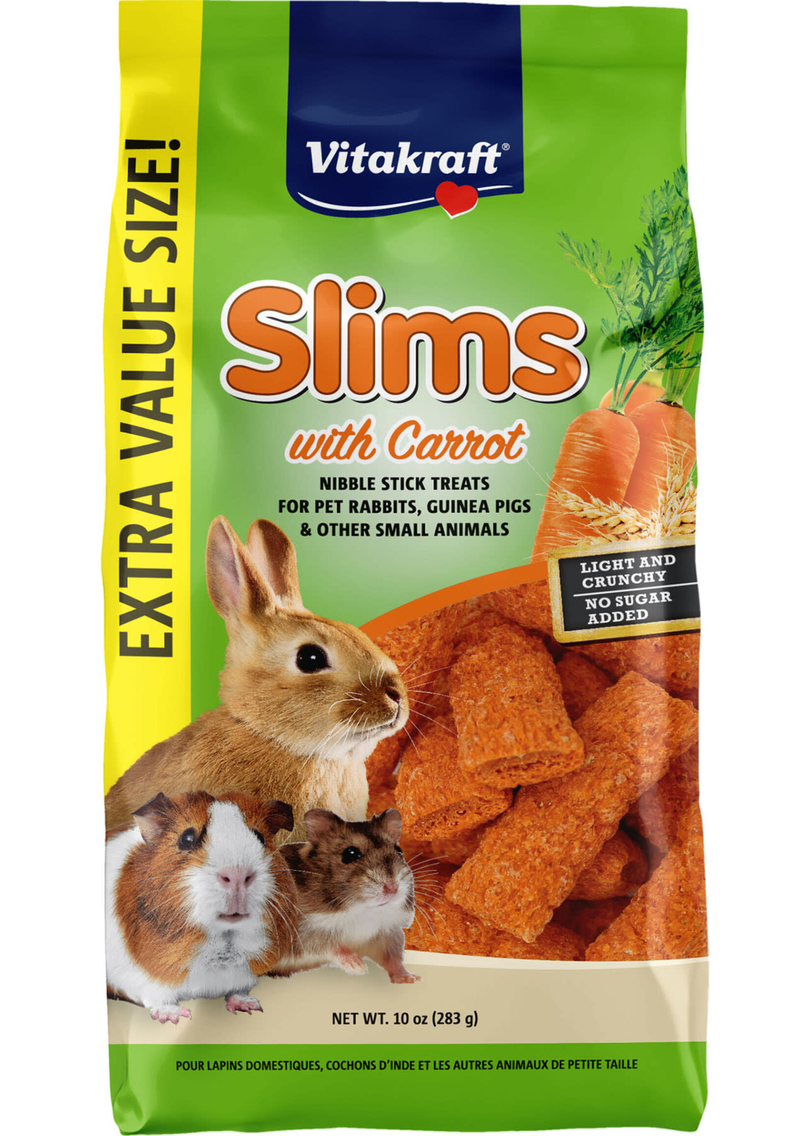 Vitakraft VISLIMS TREATS CARROT 10 OZ