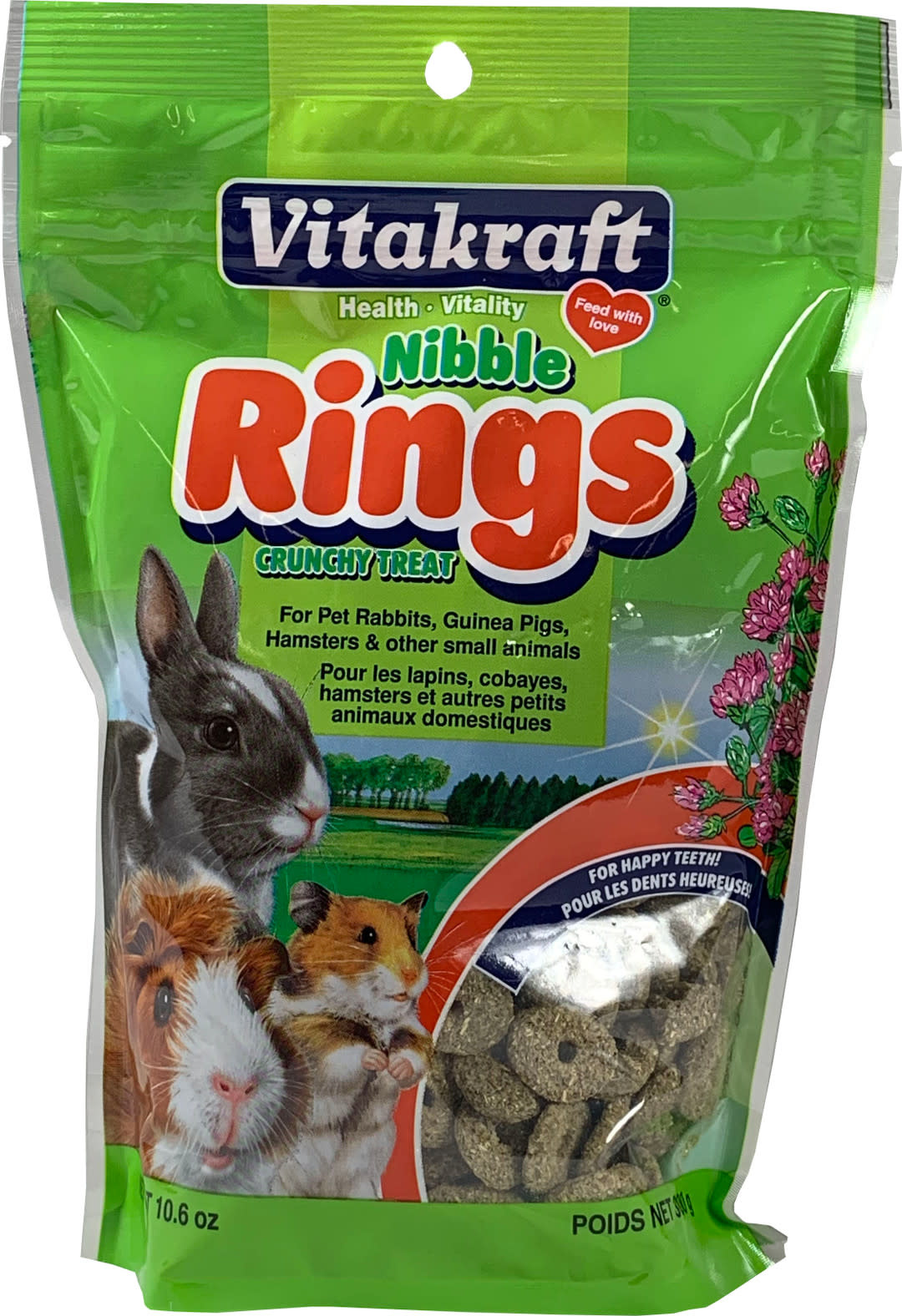 NIBBLE RINGS SMALL ANIMAL TREATS ALFALFA 10.66 OZ