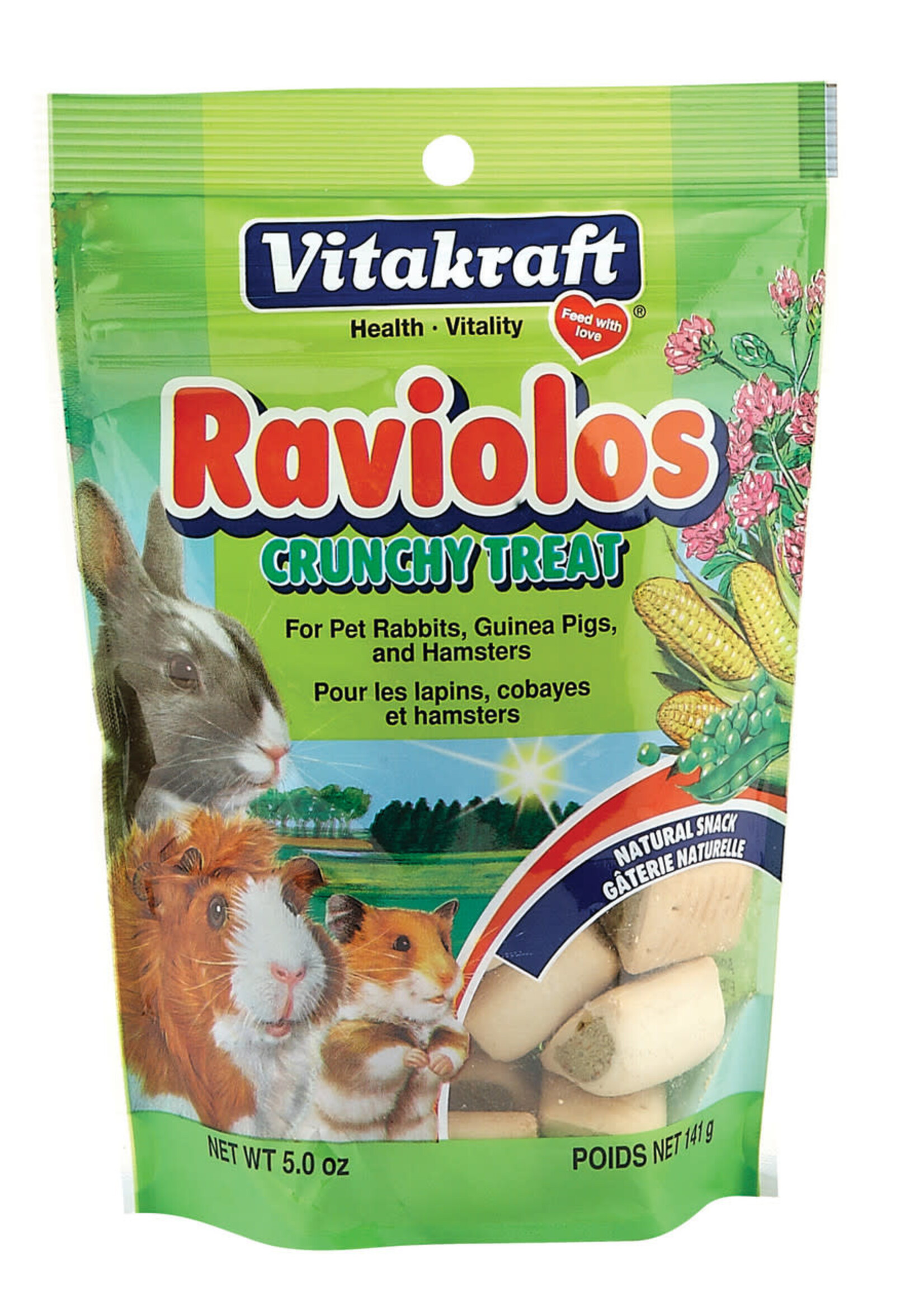 Vitakraft VITAKRAFT RAVIOLOS VEGETABLE TREAT 5 OZ