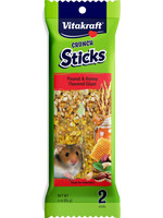 Vitakraft CRUNCH STICKS HAMSTER TREATS PEANUT HONEY 3 OZ 2 PK