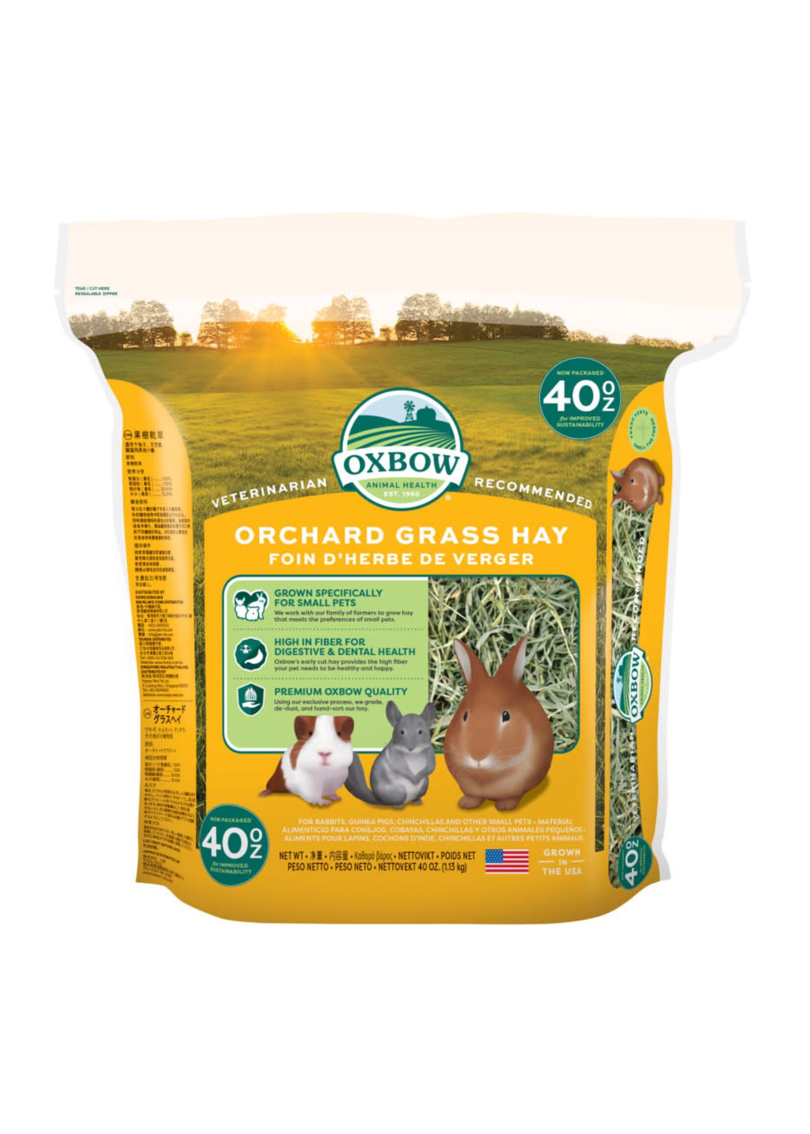 OXBOW ORCHARD GRASS 40 OZ