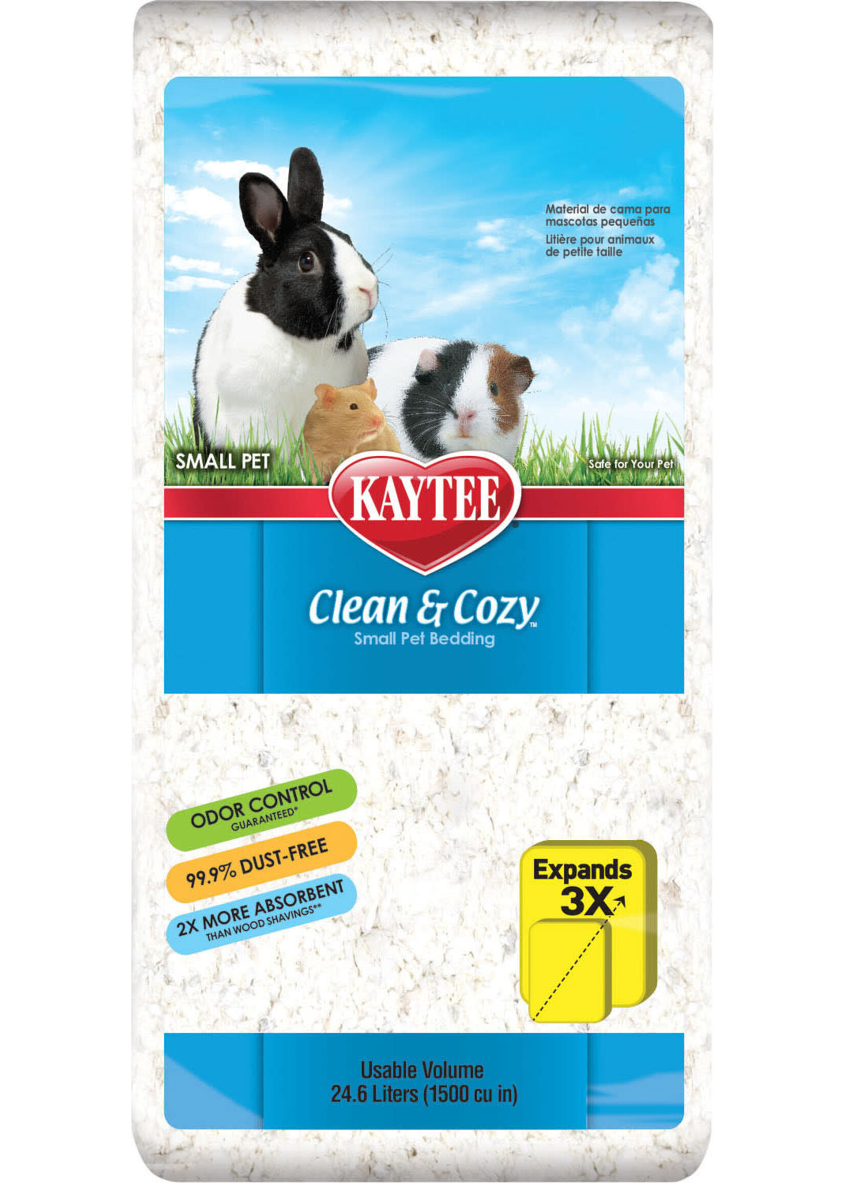 KAYTEE CLEAN COZY BEDDING WHITE 24.6 L