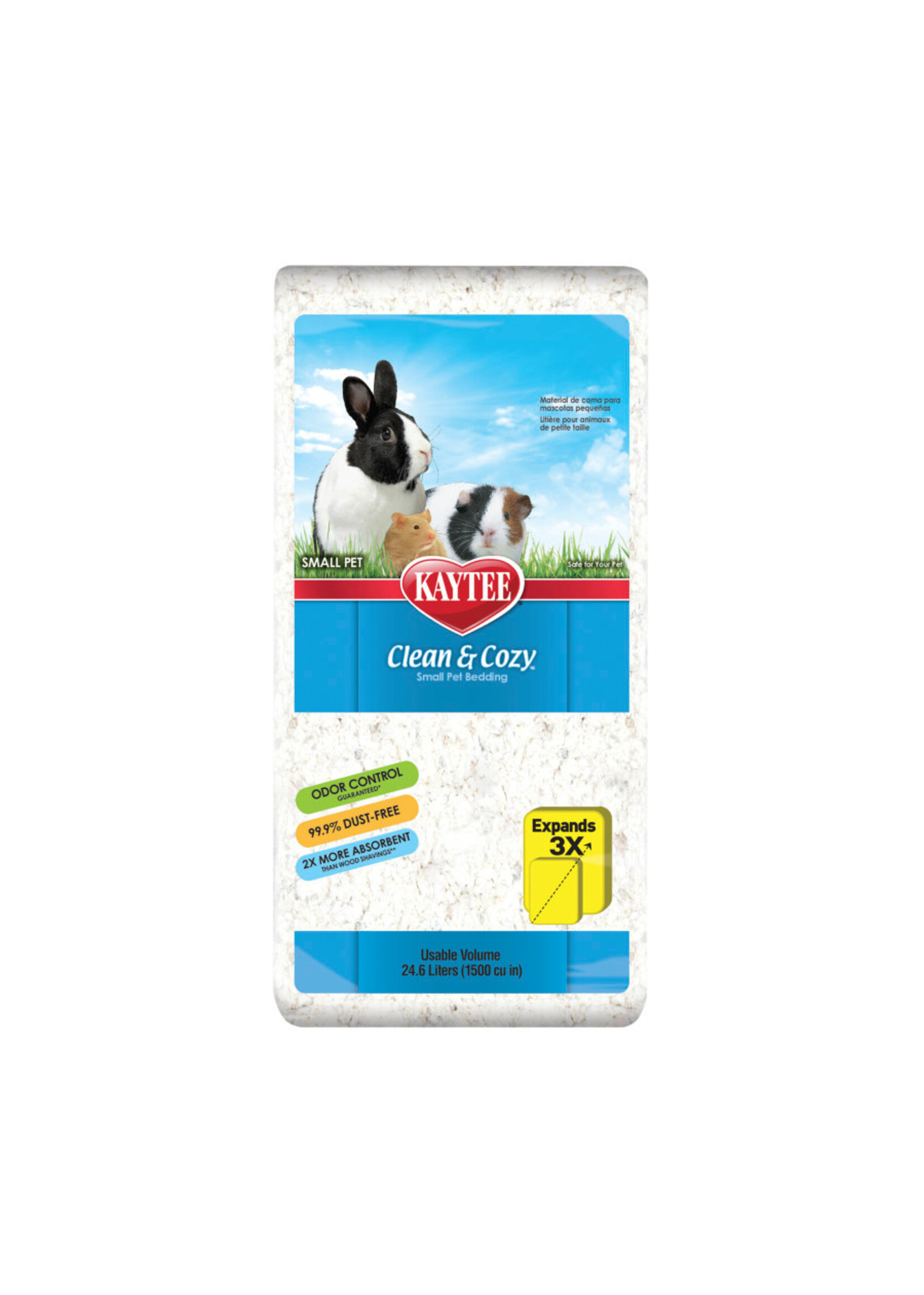 KAYTEE CLEAN COZY BEDDING WHITE 24.6 L