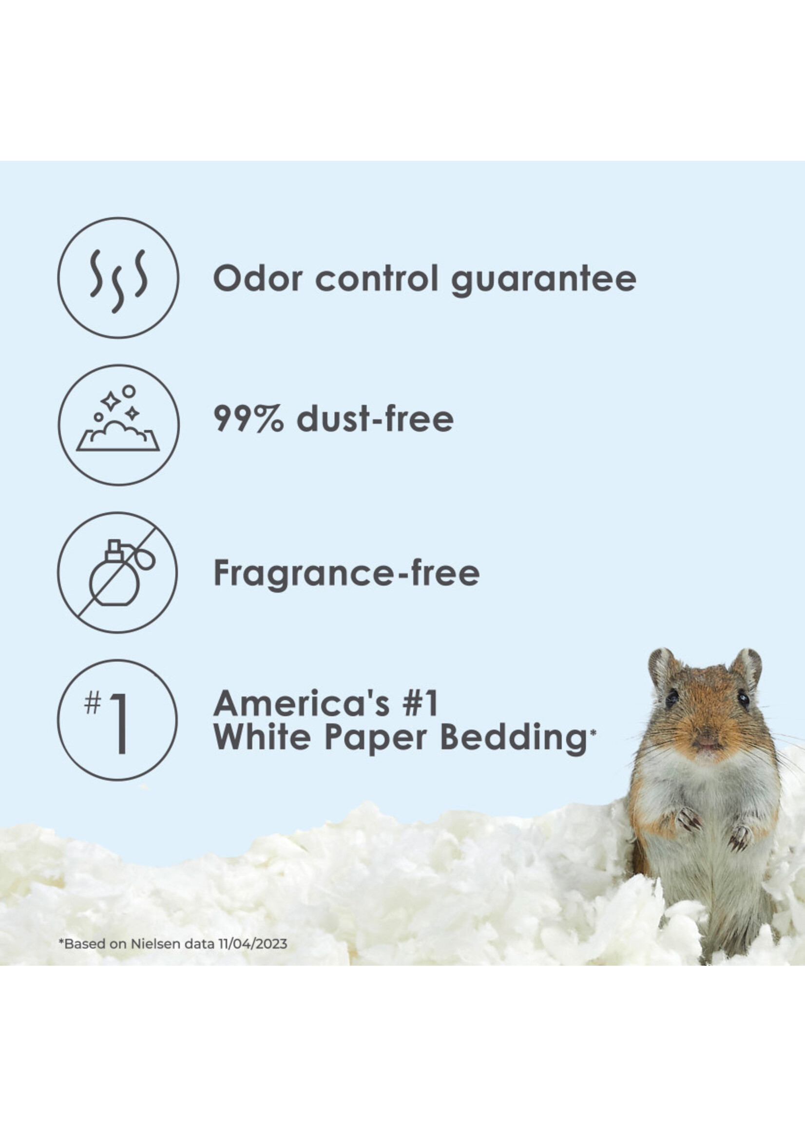 KAYTEE CLEAN COZY BEDDING WHITE 24.6 L