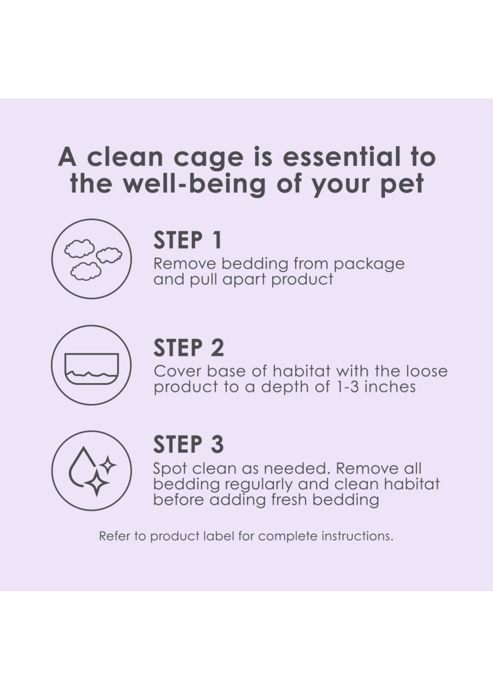 BEEDING CLEAN COZY LAVENDER 24.6 L