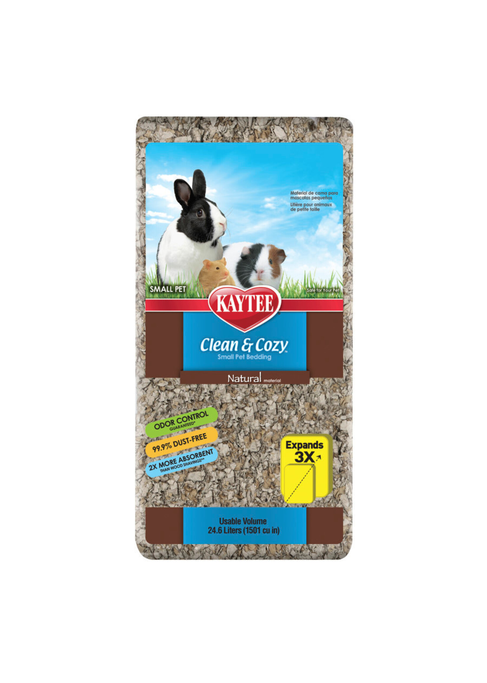 KAYTEE CLEAN&COZY BEDDING NATURAL 24.6 L