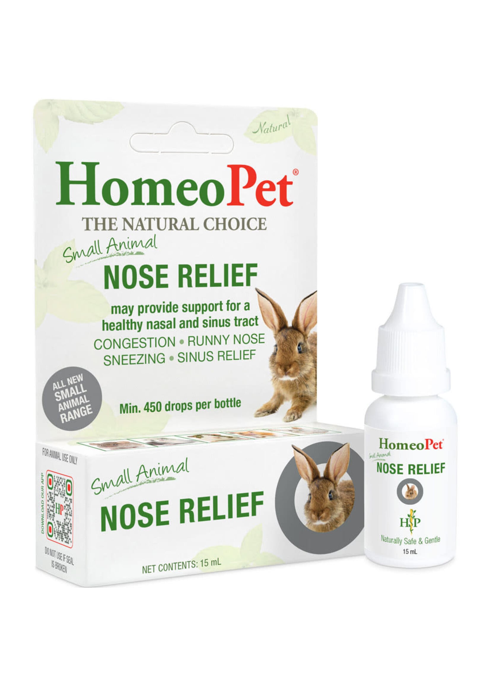 HomeoPet SMALL ANIMAL NOSE RELIEF 15 ML