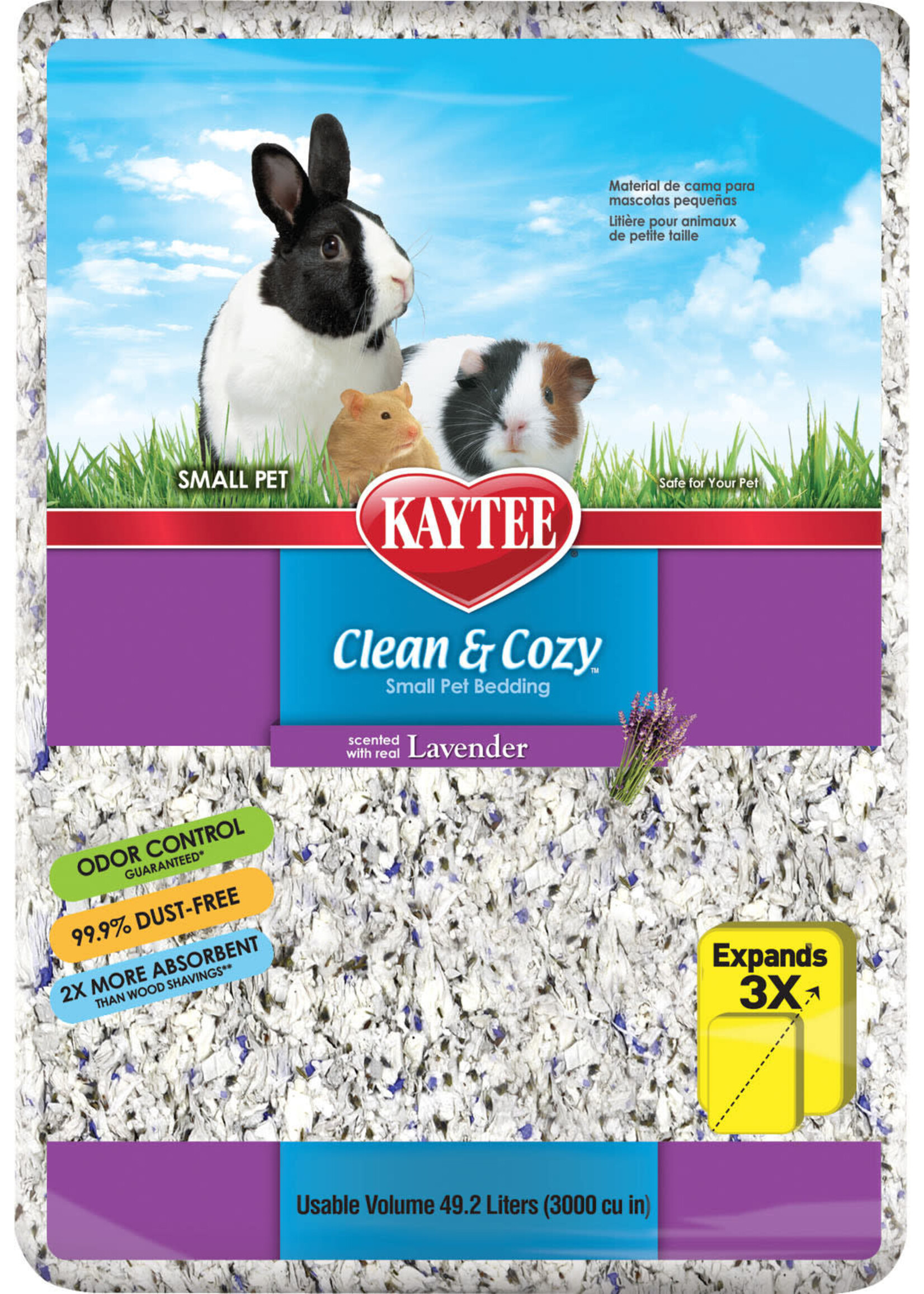 BEEDING CLEAN COZY LAVENDER 49.2 L