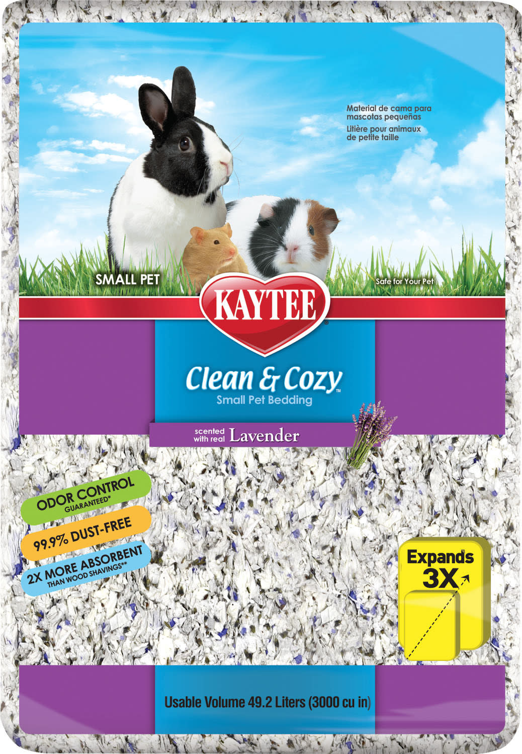 BEEDING CLEAN COZY LAVENDER 49.2 L
